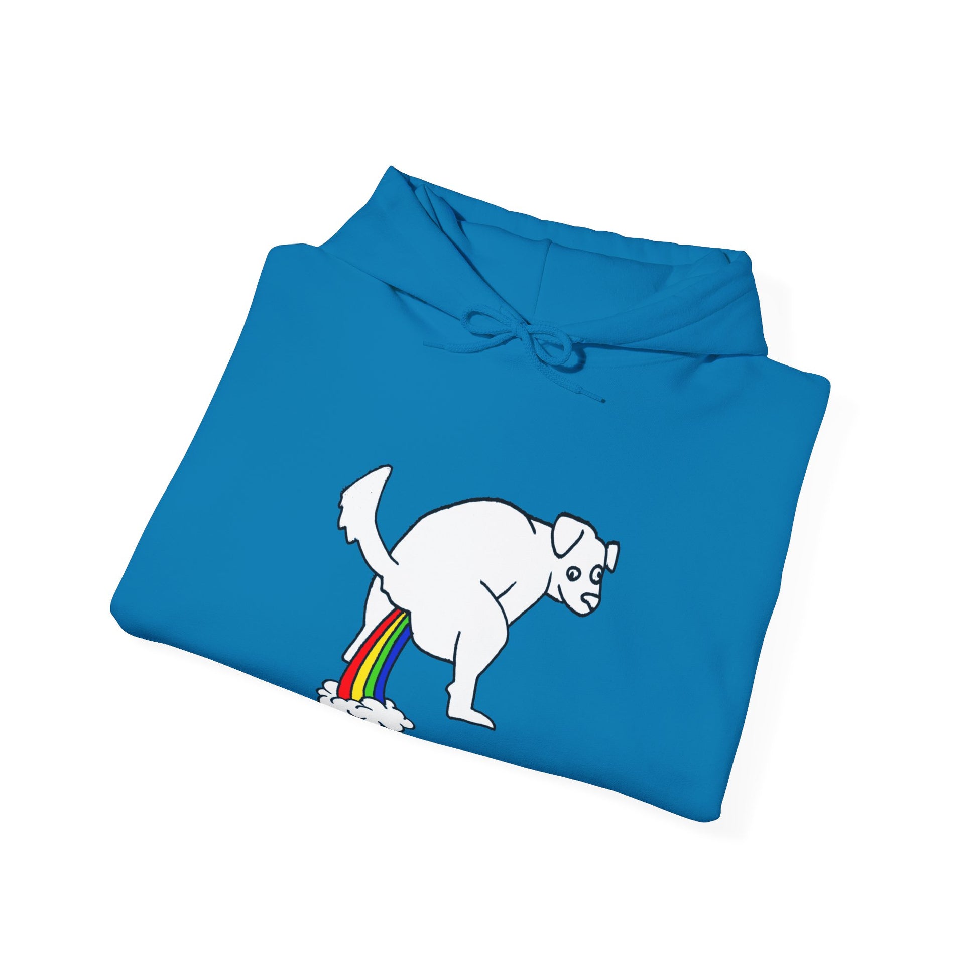 Unisex Hooded Sweatshirt -  Doggy Rainbow Factory - ALIQUOS