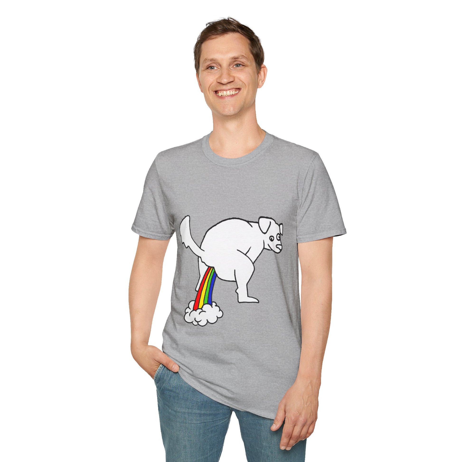 Unisex T-Shirt - Doggy Rainbow Factory - ALIQUOS