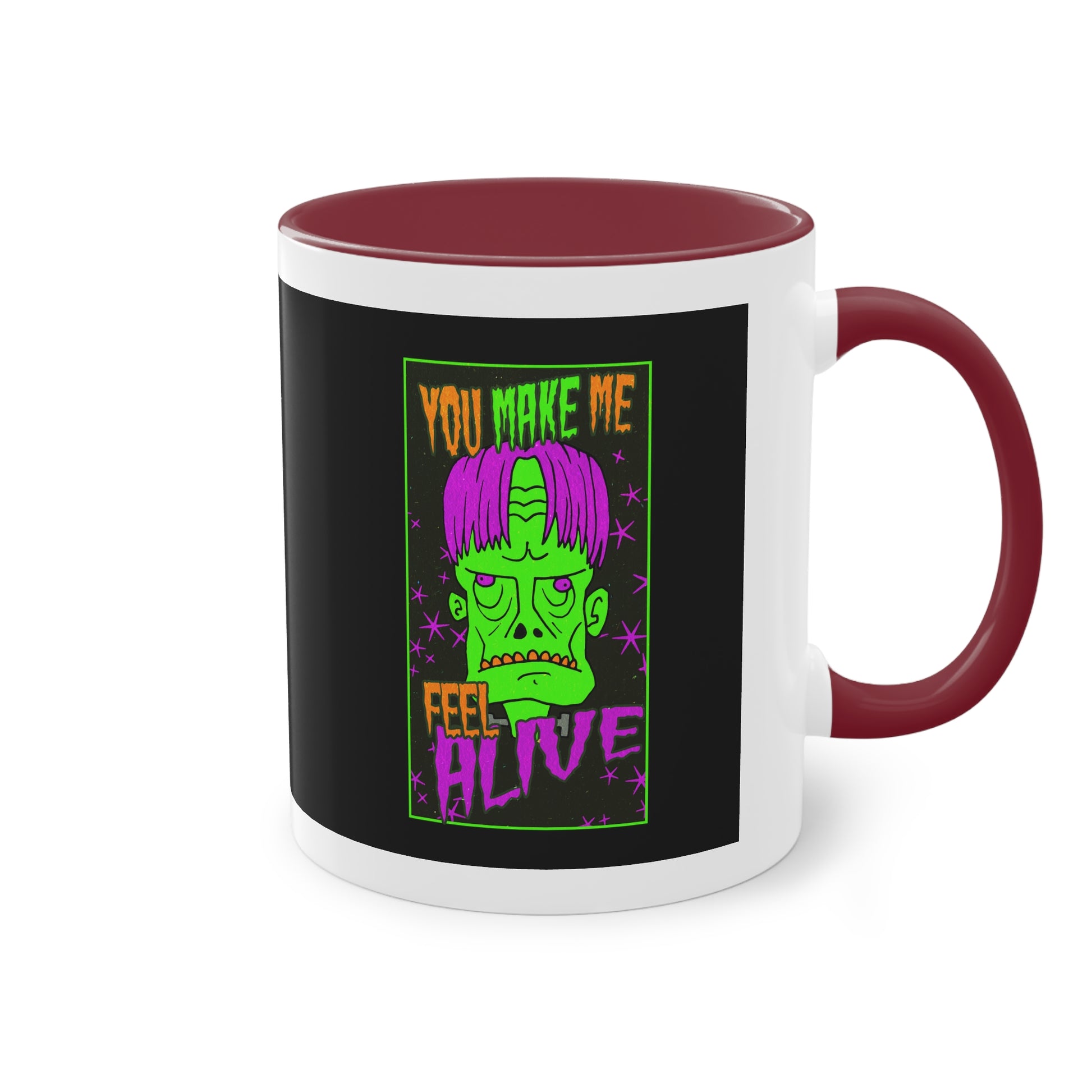 Two Tone Mug - Frankenstein Monster Design - ALIQUOS