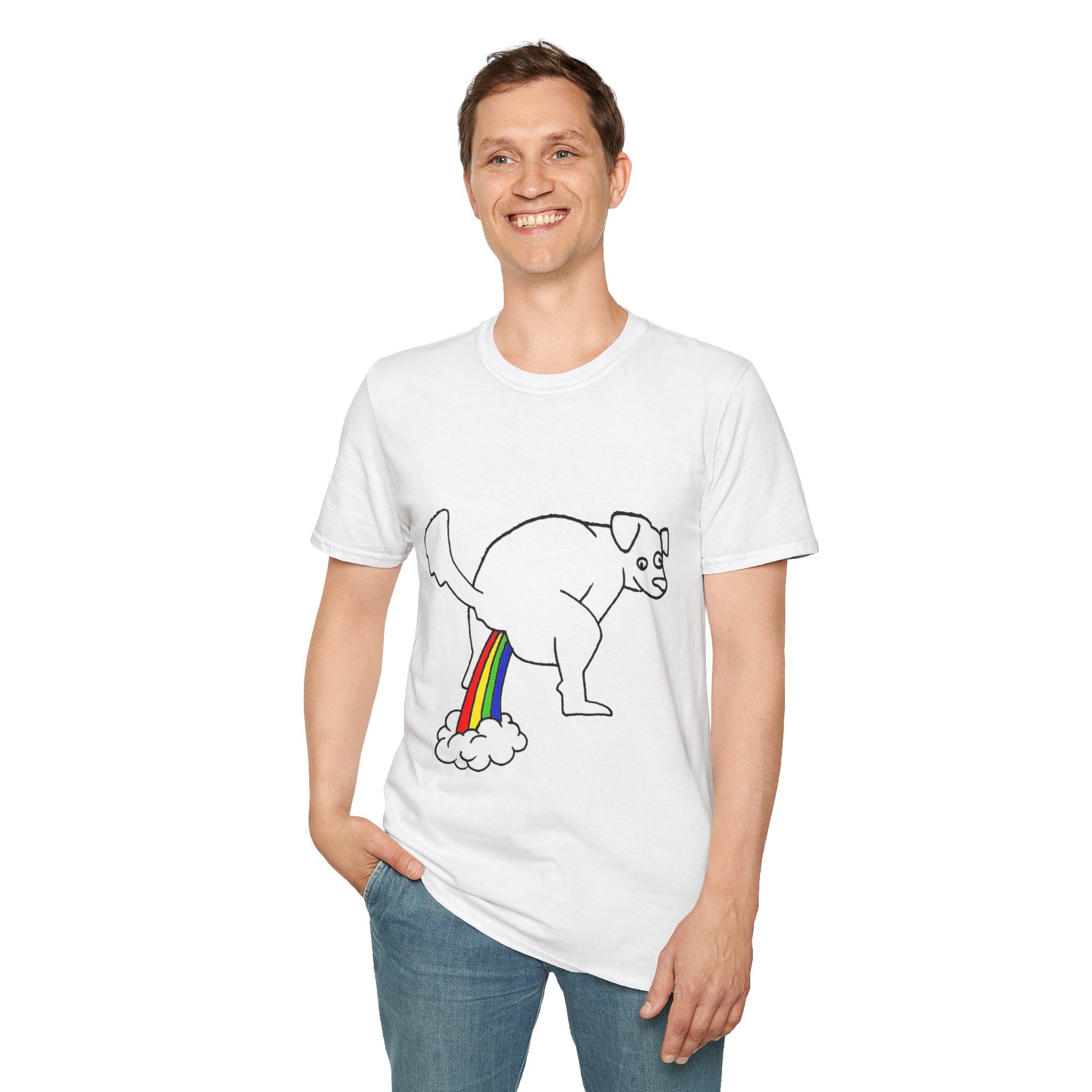 Unisex T-Shirt - Doggy Rainbow Factory - ALIQUOS