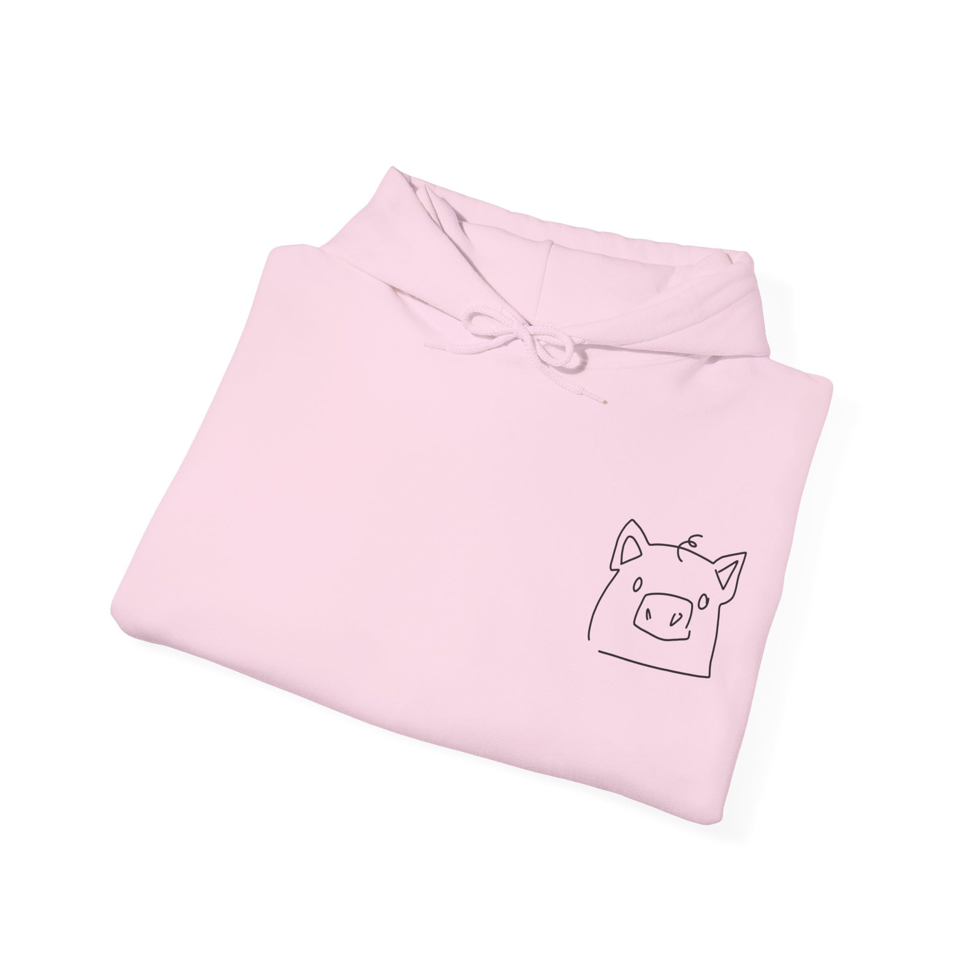 Piggy Face Unisex Hooded Sweatshirt - ALIQUOS