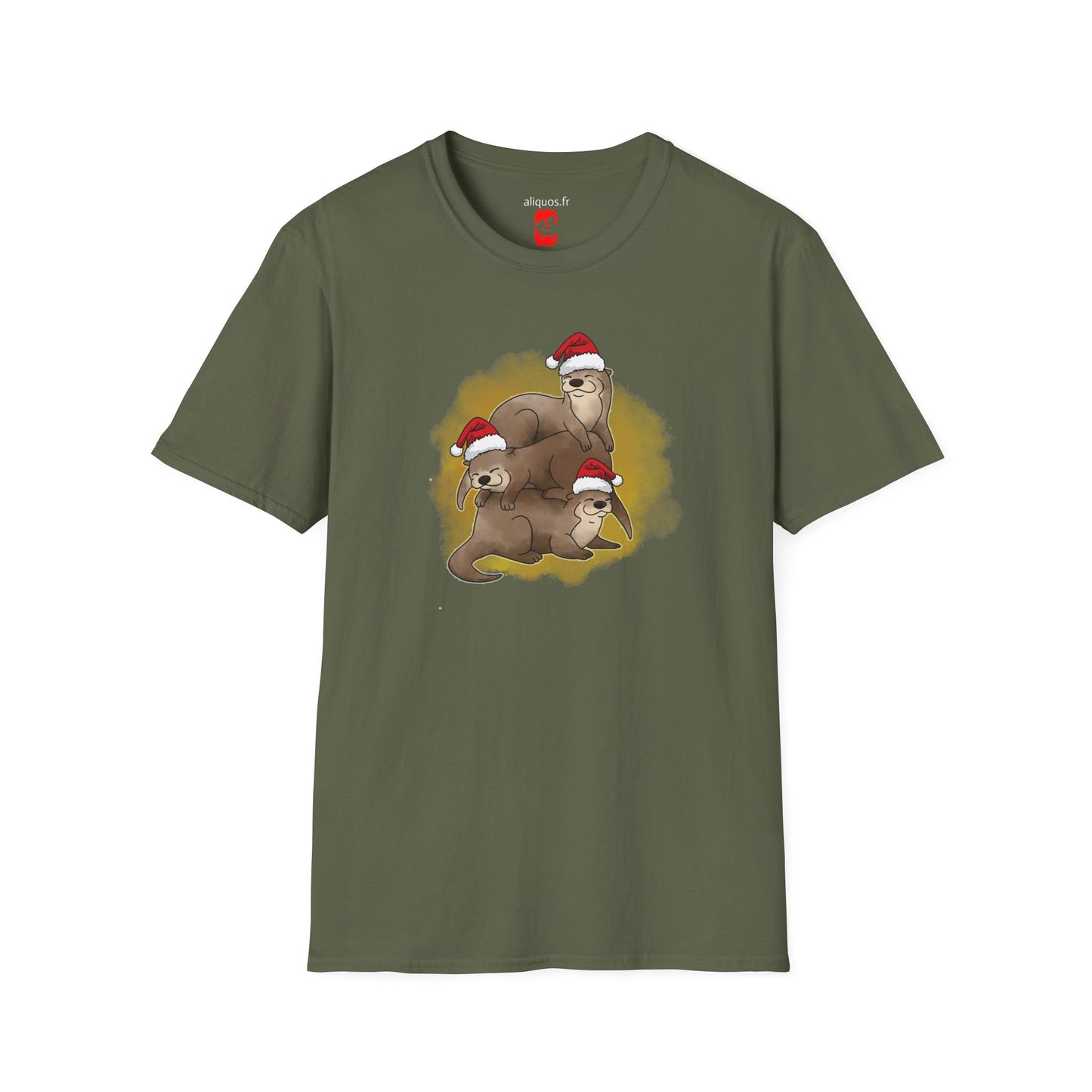 Unisex T-Shirt - Christmas Otter 12