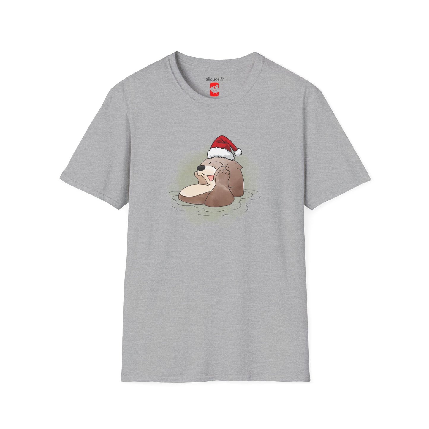 Unisex T-Shirt - Christmas Otter 7