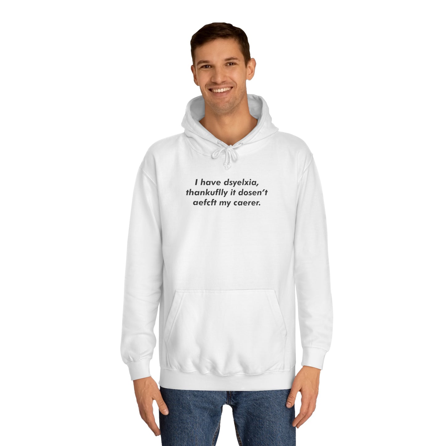Unisex College Hoodie Dsylexia - ALIQUOS