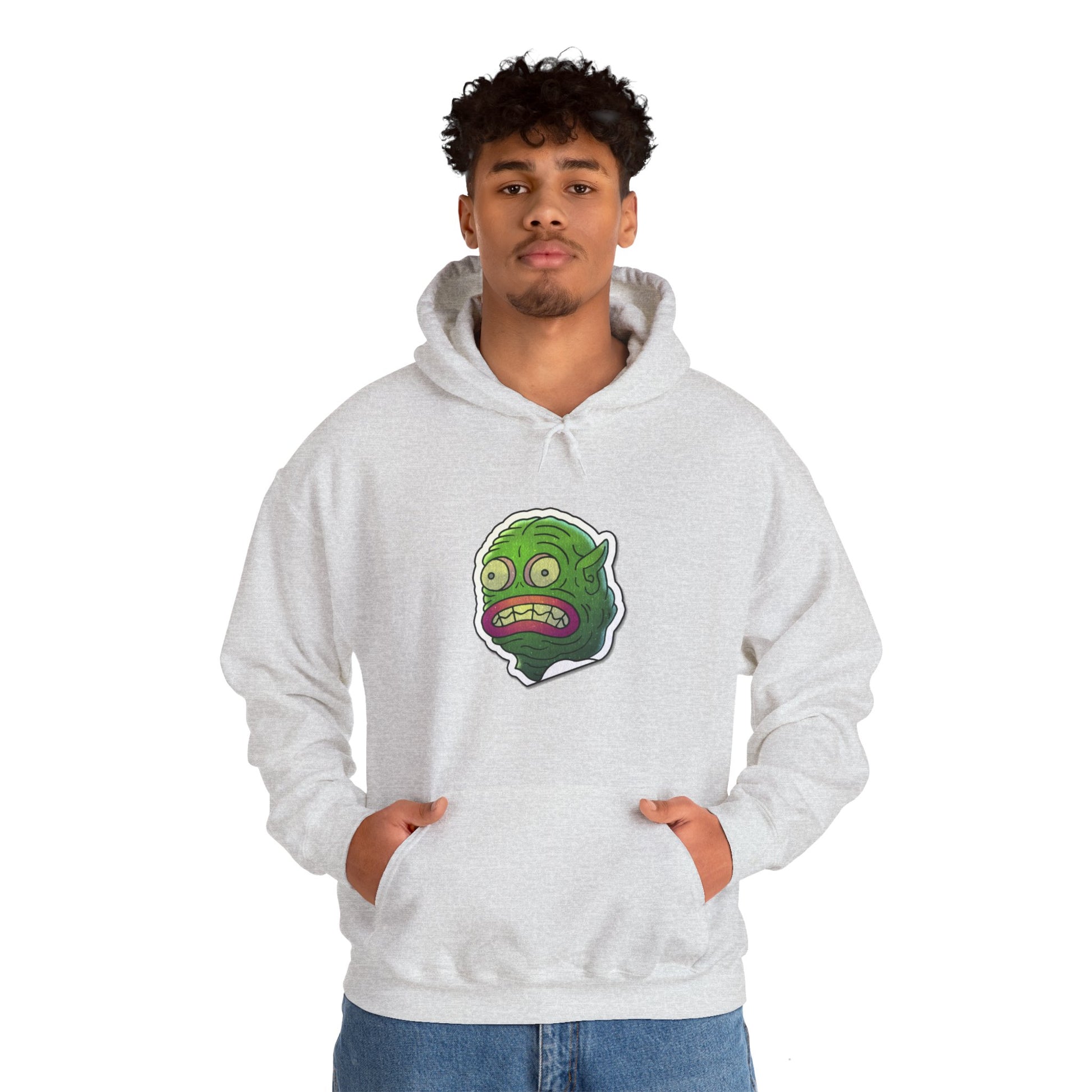 Unisex Hooded Sweatshirt - Water Monster Design - ALIQUOS