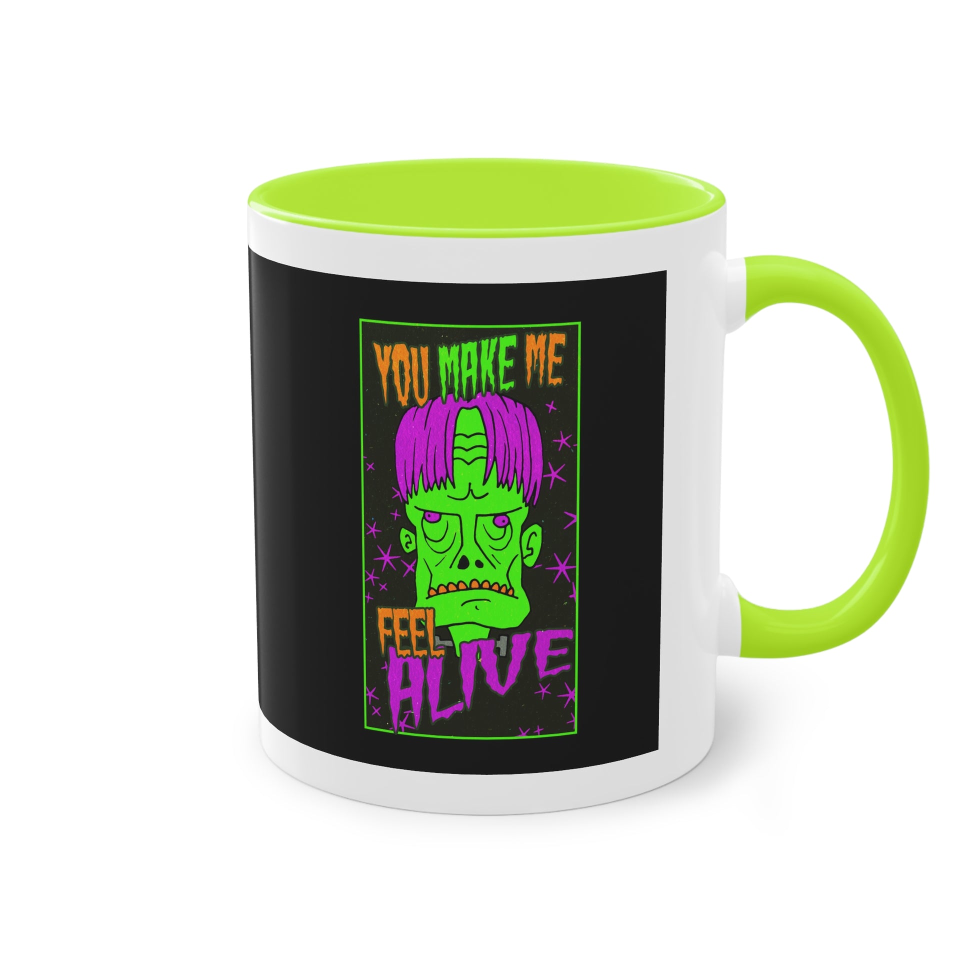Two Tone Mug - Frankenstein Monster Design - ALIQUOS