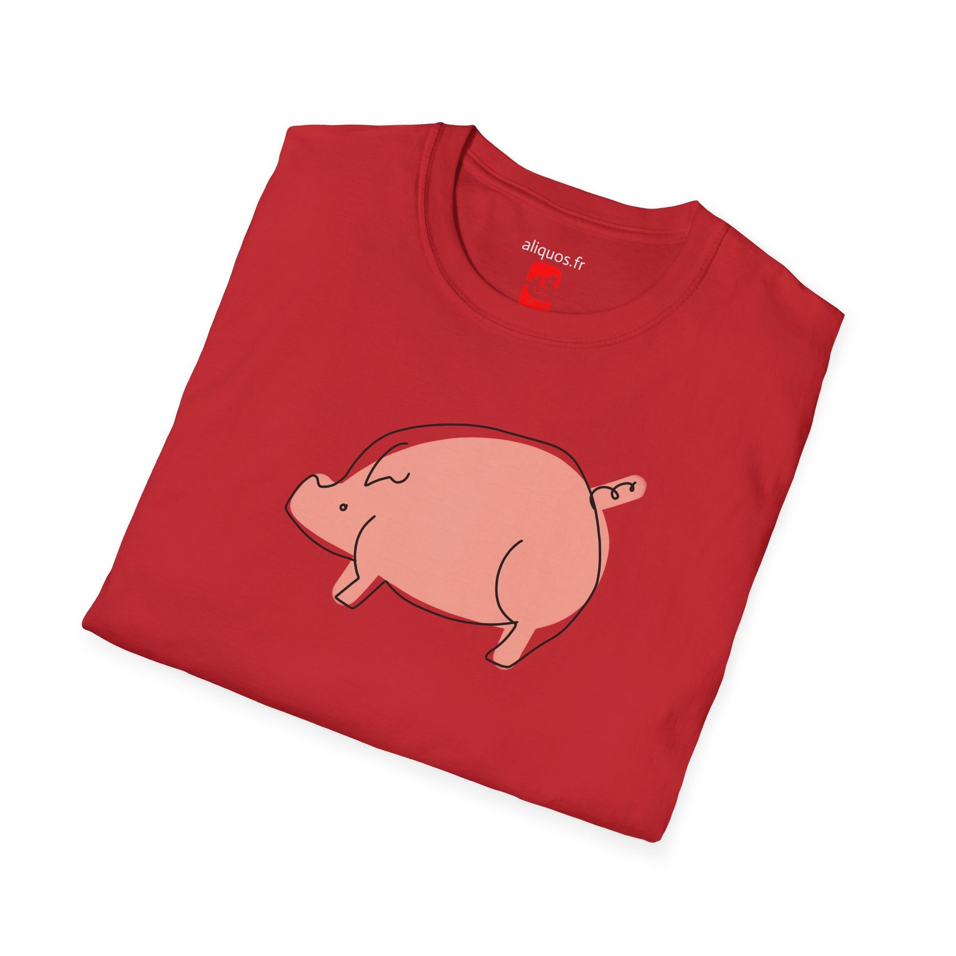 Chubby Piggy Unisex Tee - ALIQUOS