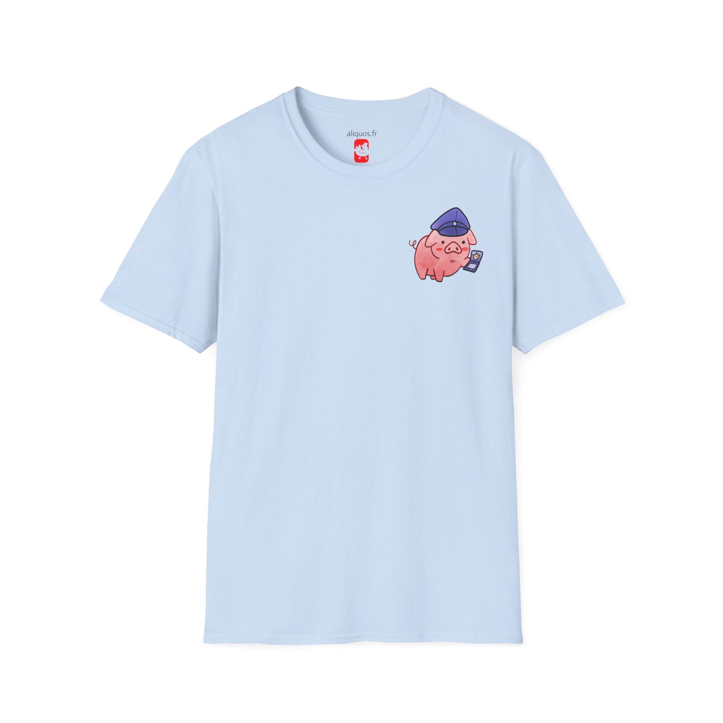 Unisex T-Shirt - Officer Piggy -  Aliquos