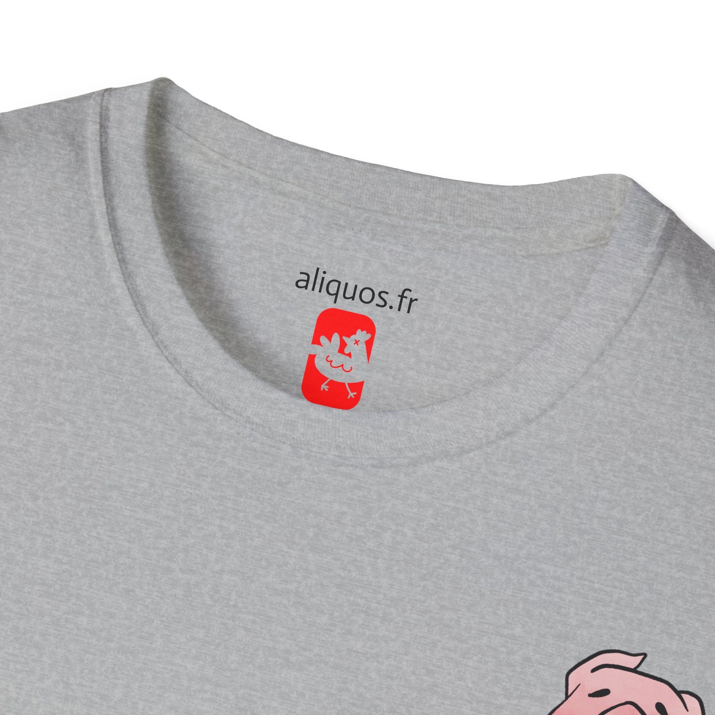 Unisex T-Shirt - Piggy Head -  Aliquos