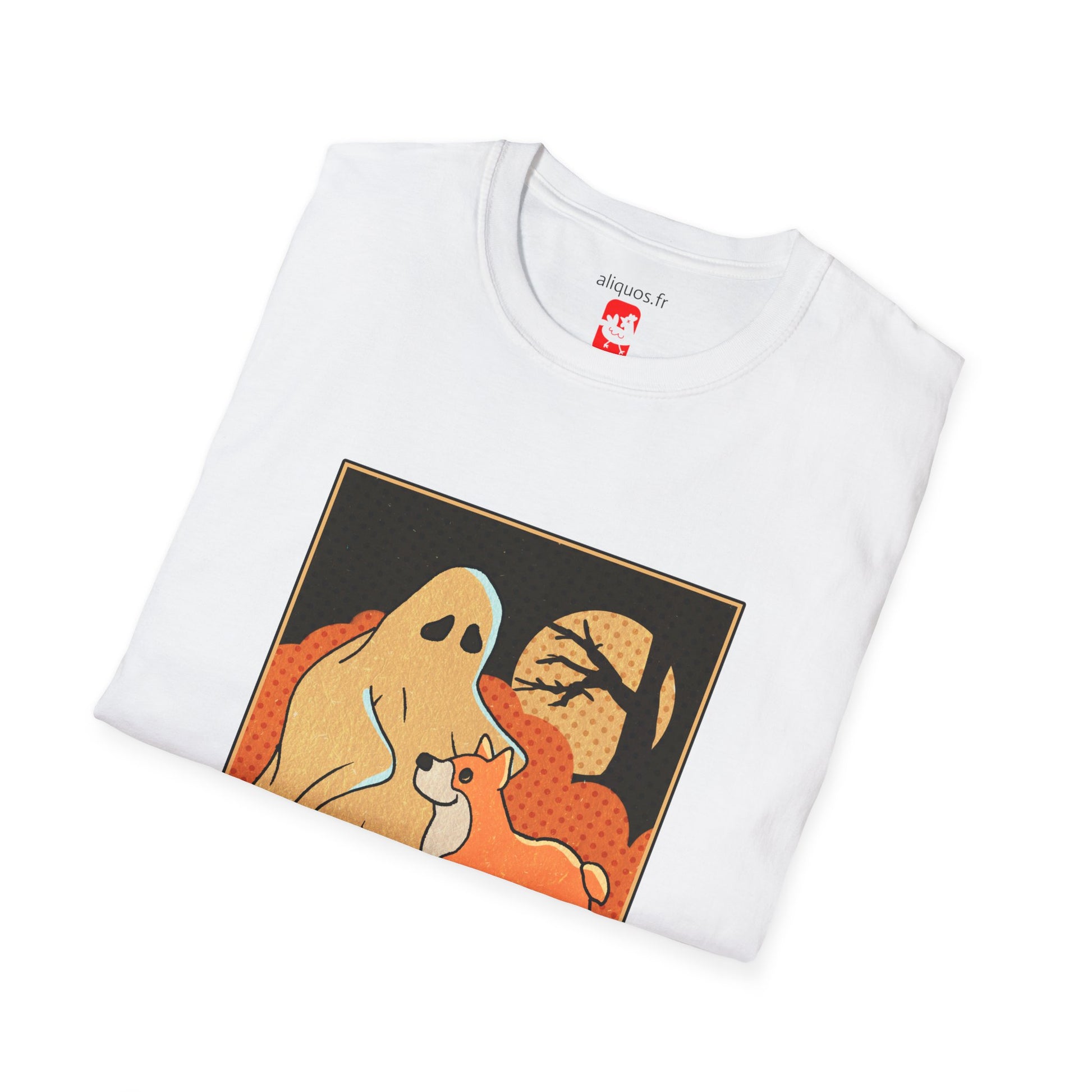 Unisex T-Shirt - 'Dogs won't ghost you' - ALIQUOS