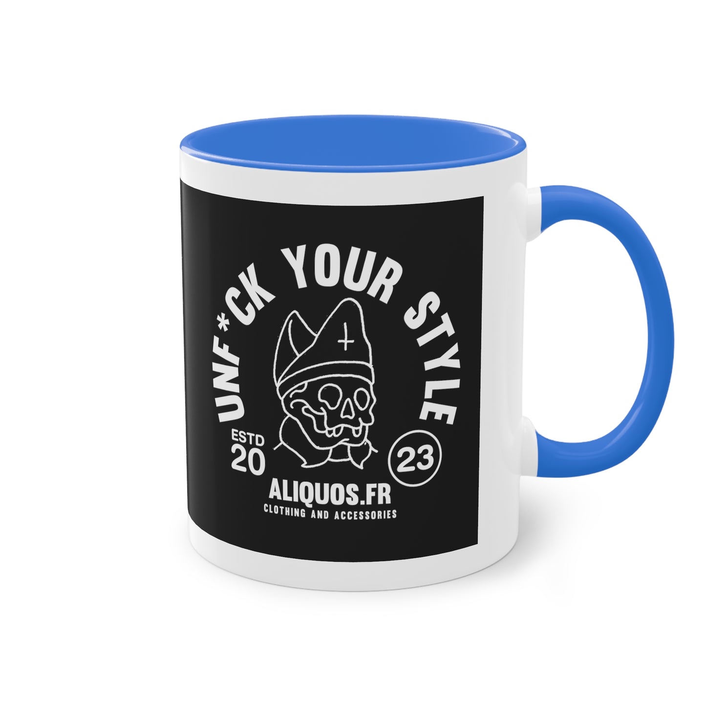 Evil Bishop Two-Tone Coffee Mug, 11oz - ALIQUOS