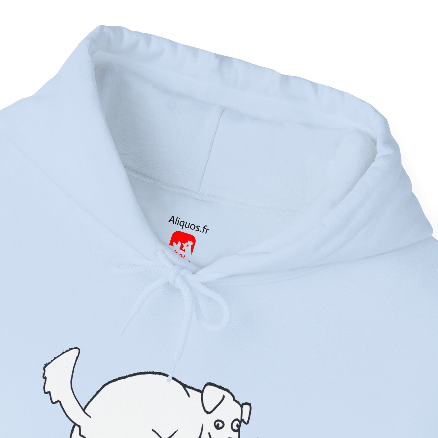 Unisex Hooded Sweatshirt -  Doggy Rainbow Factory - ALIQUOS