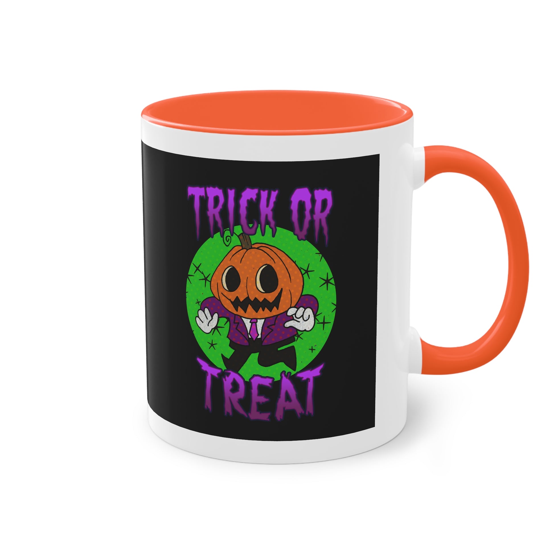 Two Tone Mug - Halloween Jack O' Lantern - ALIQUOS
