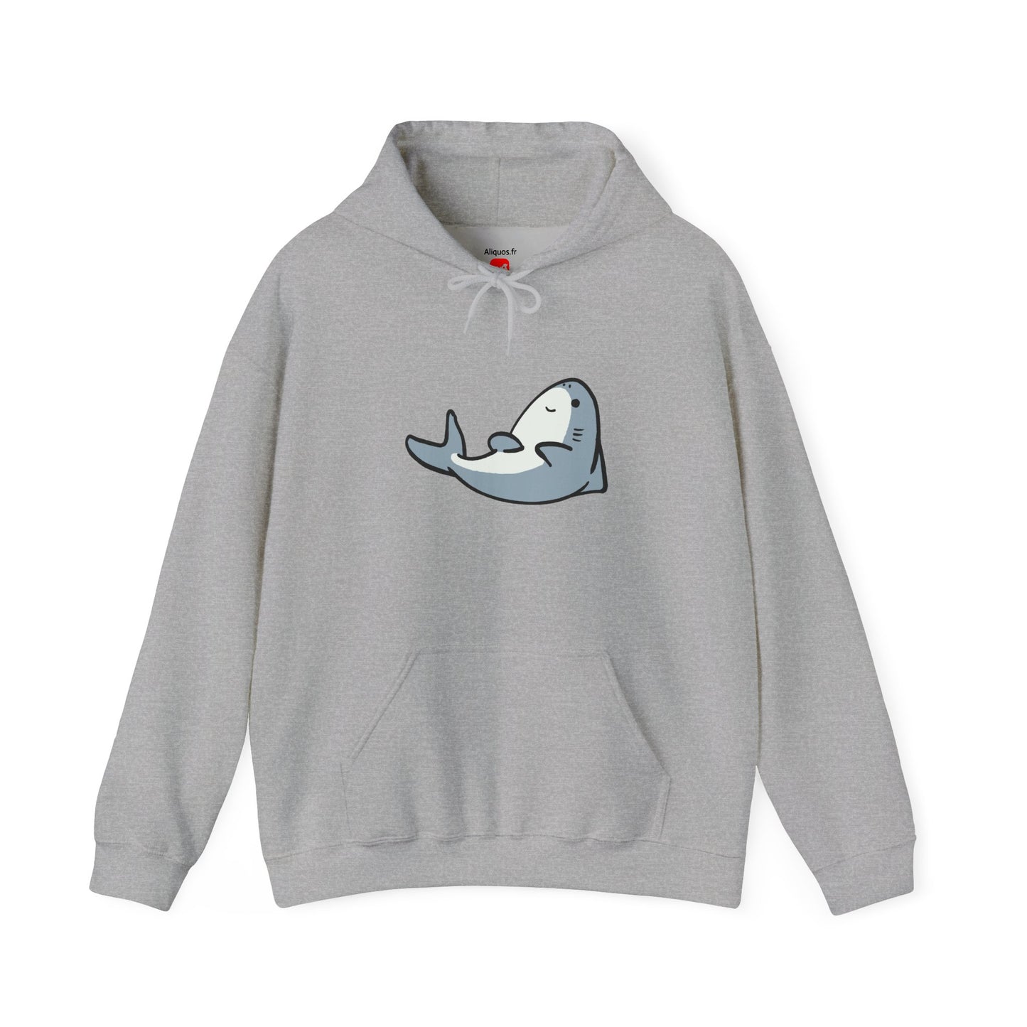 Unisex Kapuzenpullover - Entspannender Hai - Aliquos 