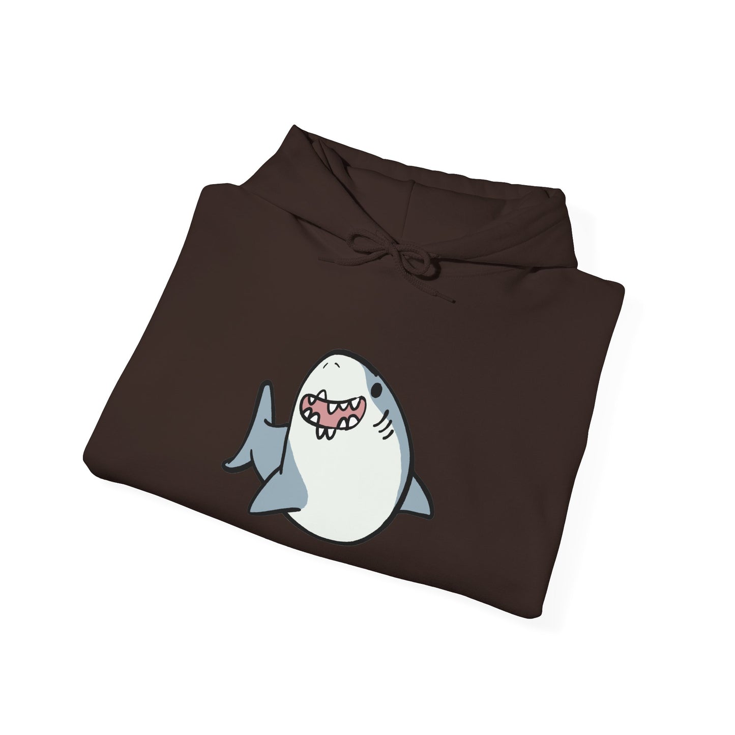 Sweat à capuche unisexe - Happy Shark - Aliquos 