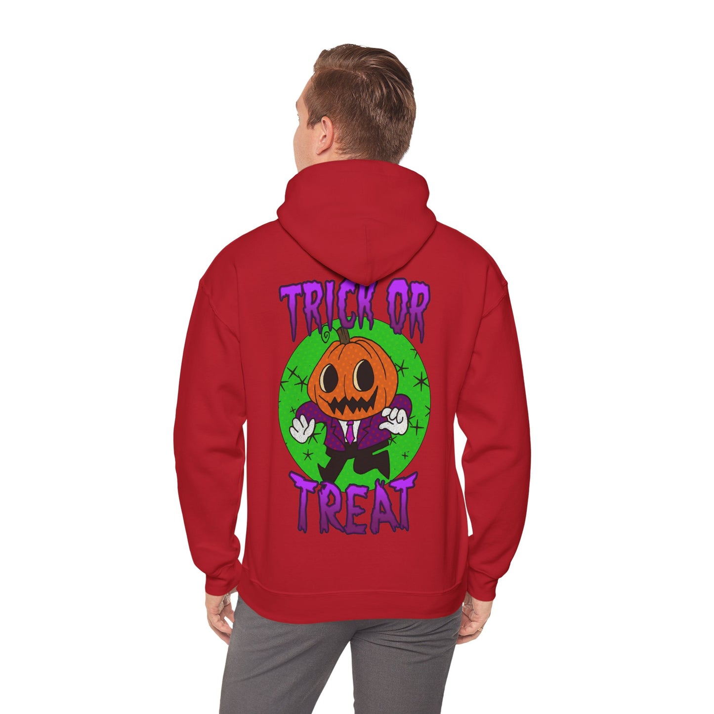 Unisex Hooded Sweatshirt -  Halloween Jack O' Lantern - ALIQUOS