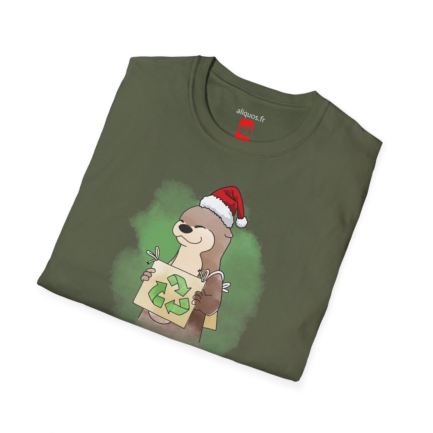 Unisex T-Shirt - Christmas Otter 5
