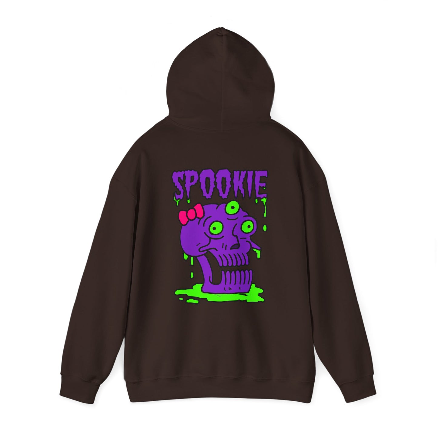 Unisex Hooded Sweatshirt -  Three-Eyed Skull 'Spookie' Design - ALIQUOS