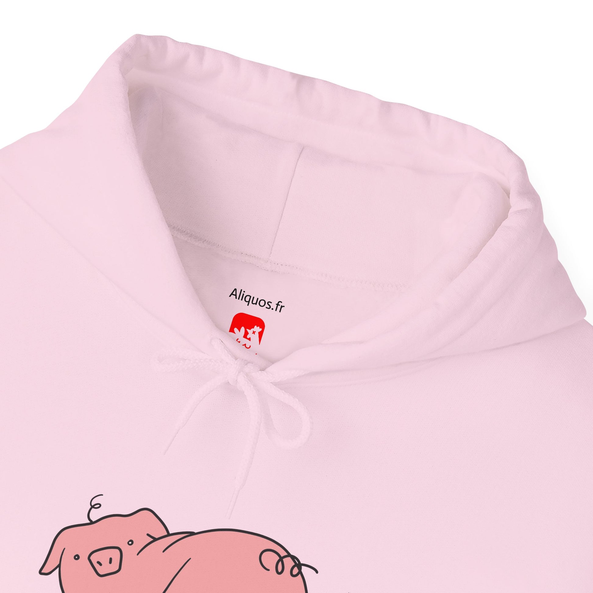 Piggy Rear Unisex Hooded Sweatshirt - ALIQUOS