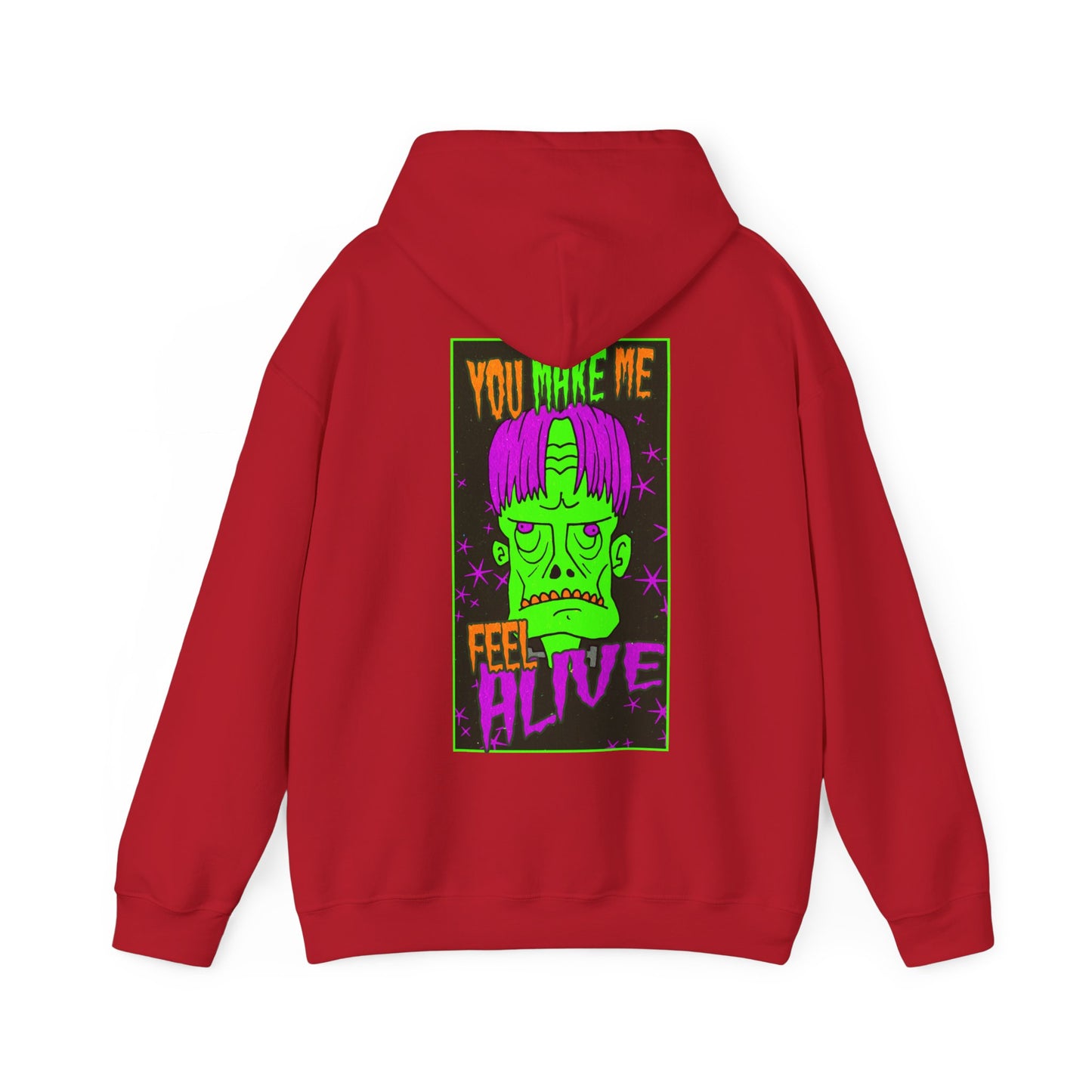 Unisex Hooded Sweatshirt - Frankenstein Monster Design - ALIQUOS