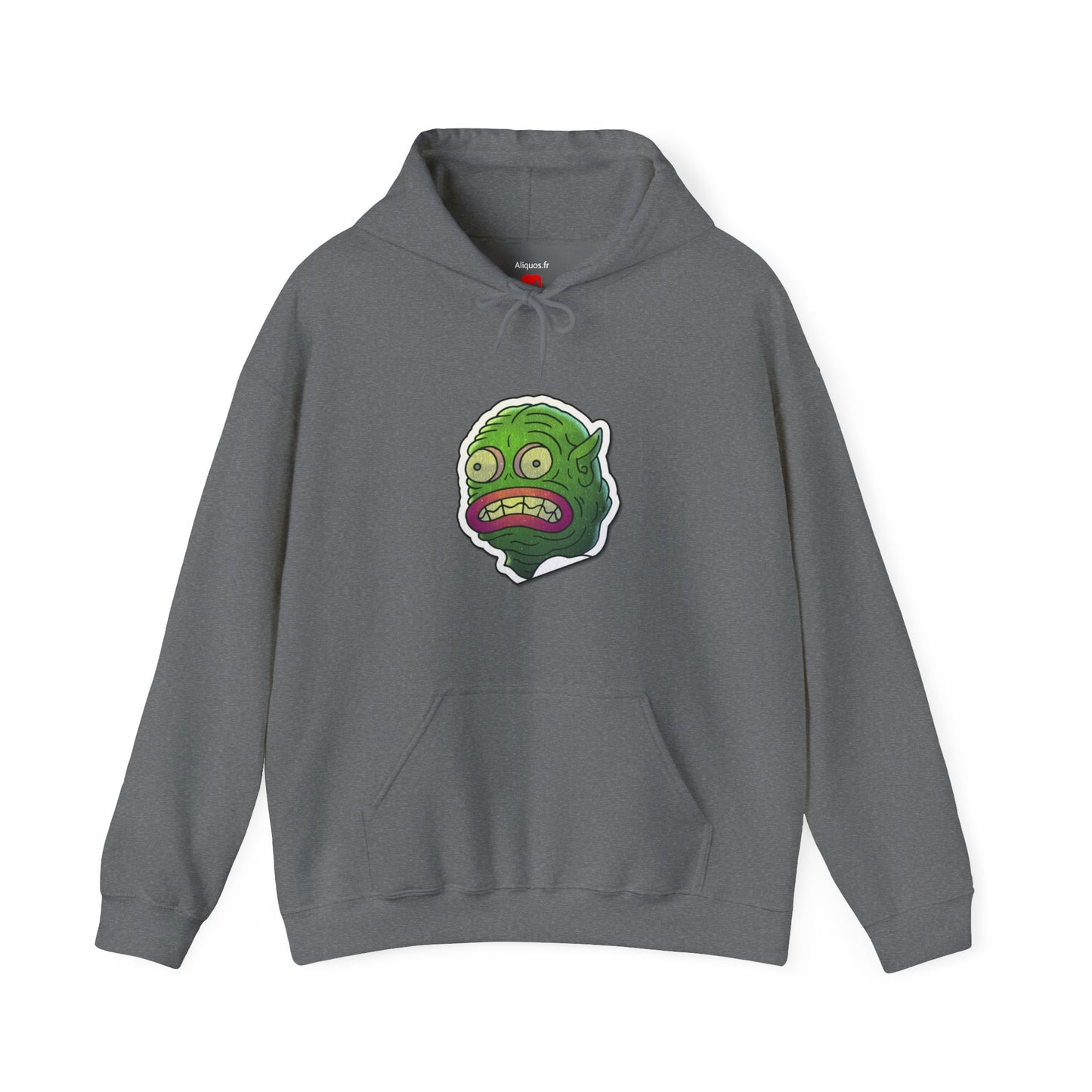 Unisex Hooded Sweatshirt - Water Monster Design - ALIQUOS