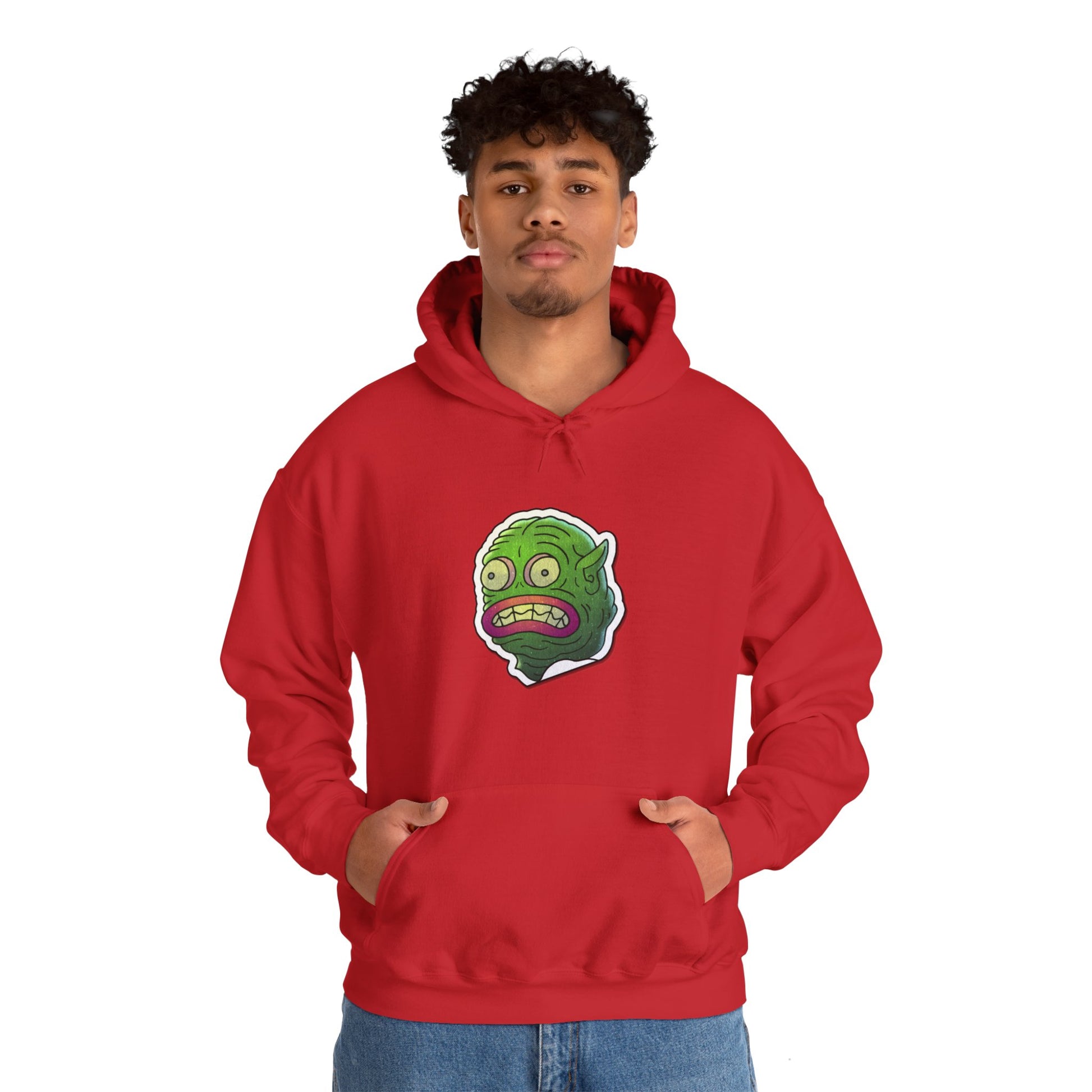 Unisex Hooded Sweatshirt - Water Monster Design - ALIQUOS