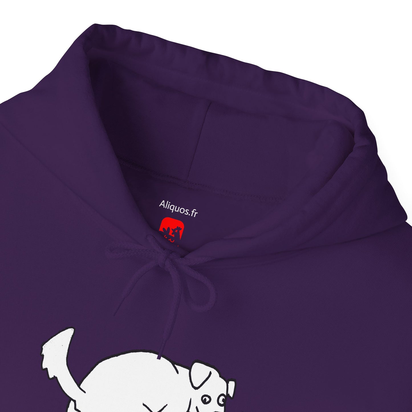 Unisex Hooded Sweatshirt -  Doggy Rainbow Factory - ALIQUOS