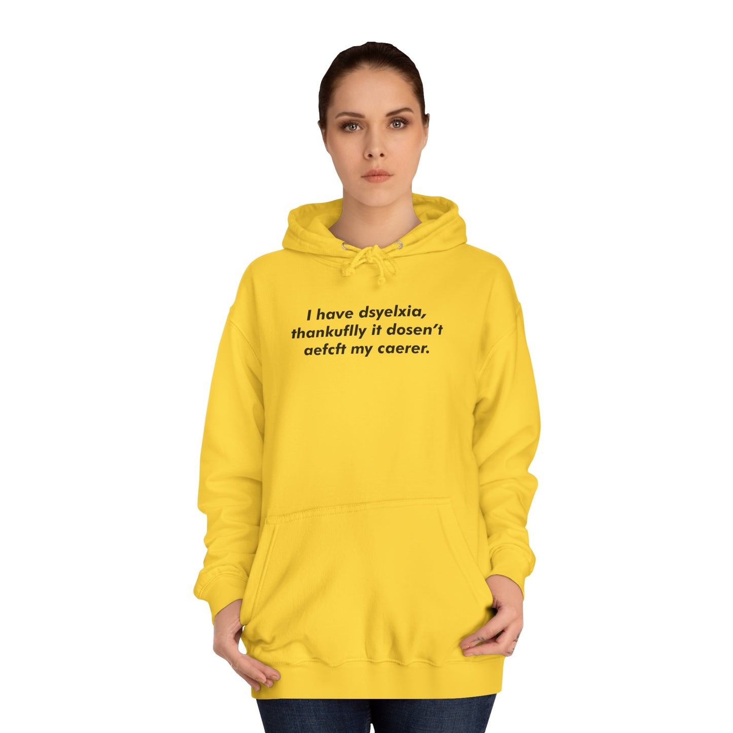 Unisex College Hoodie Dsylexia - ALIQUOS