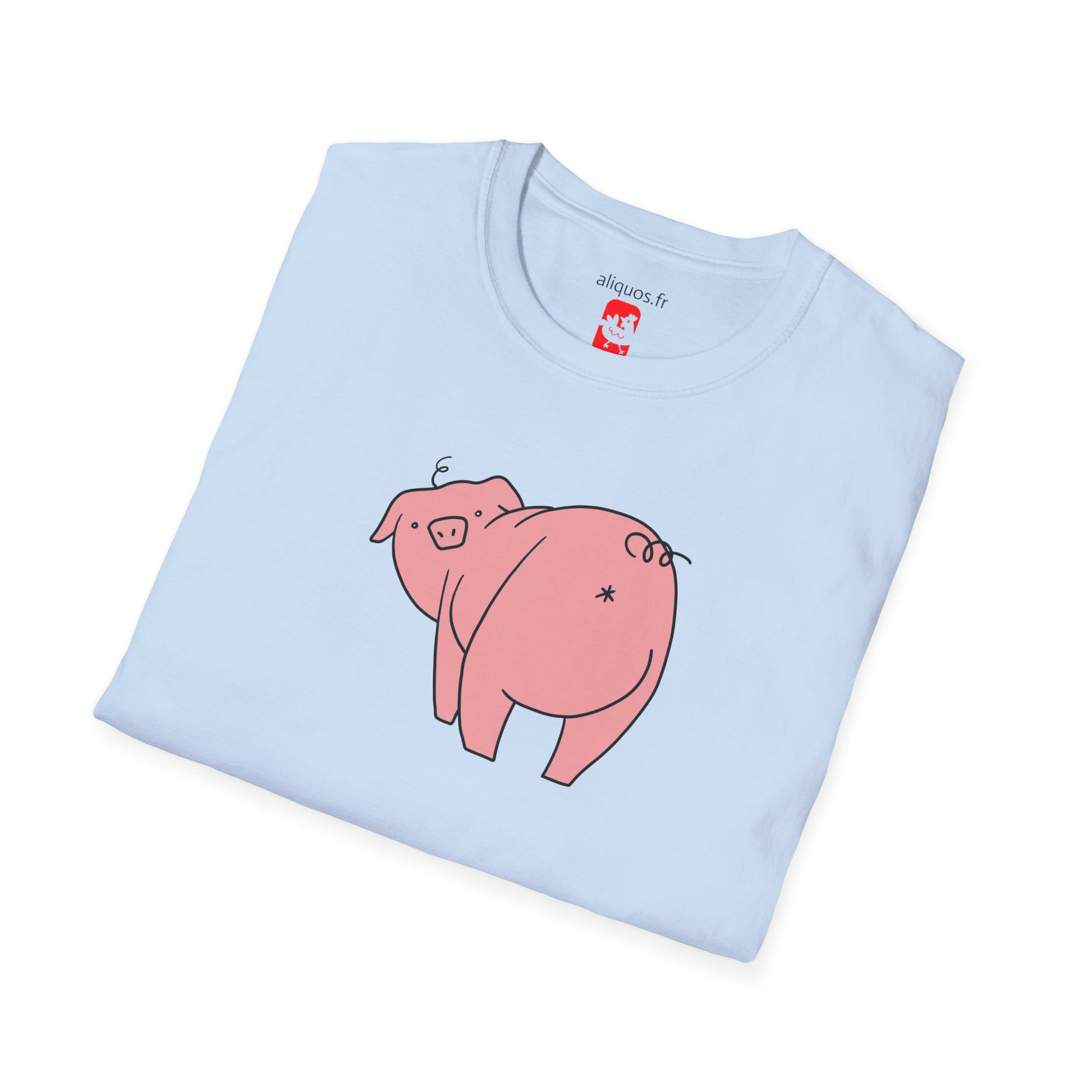 Piggy Rear Unisex Tee - ALIQUOS