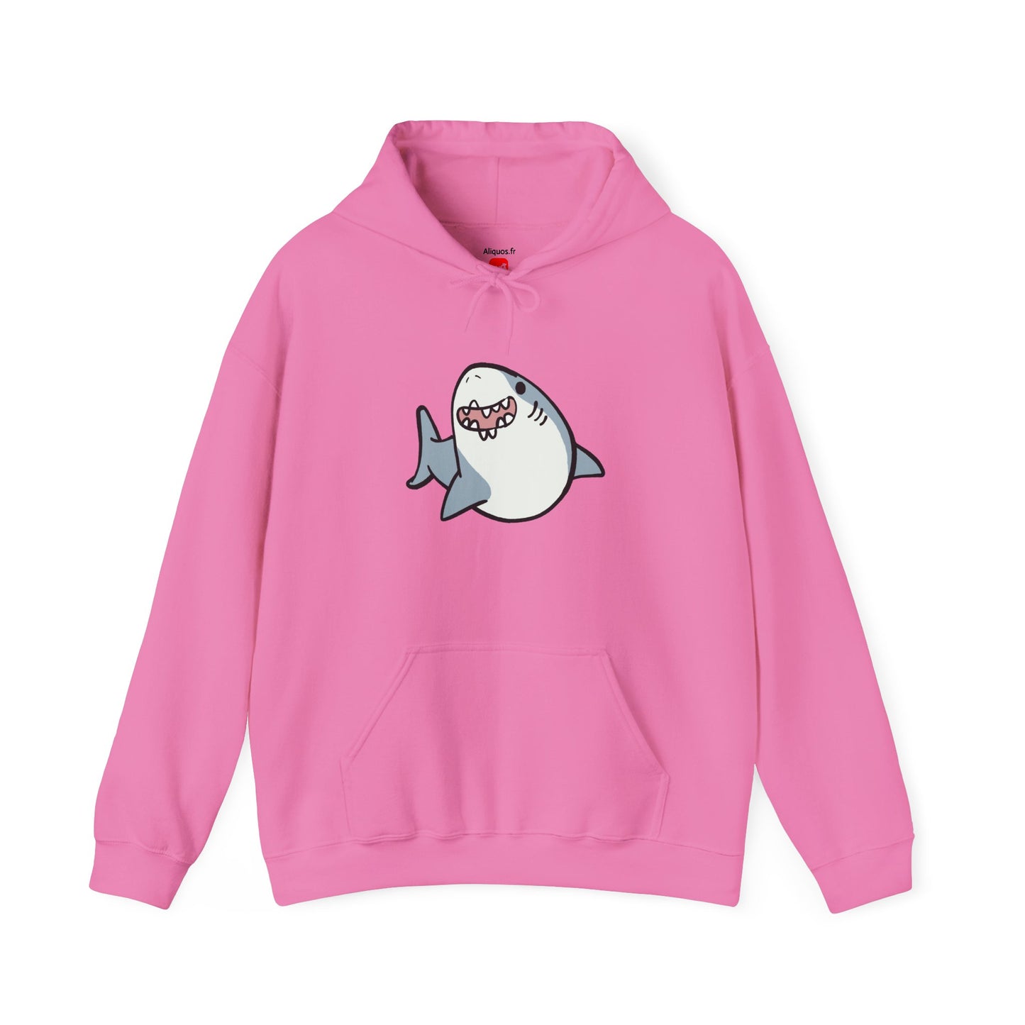 Sweat à capuche unisexe - Happy Shark - Aliquos 