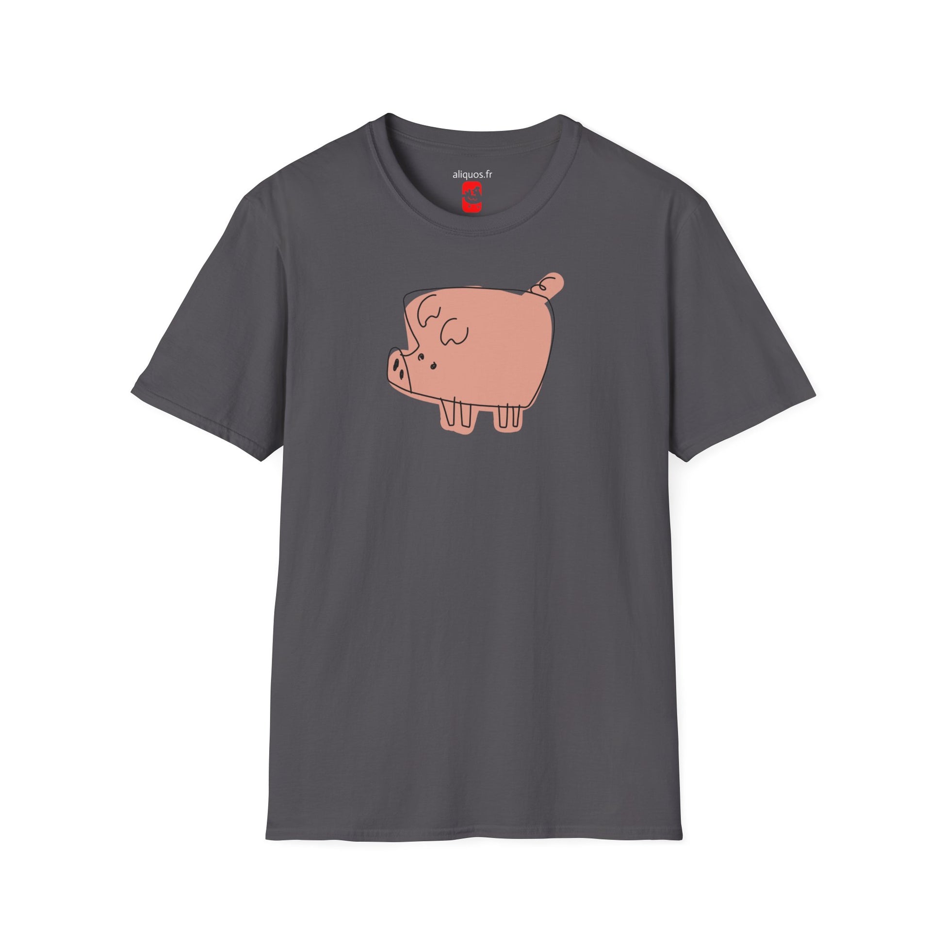 Blocky Piggy Unisex Tee - ALIQUOS