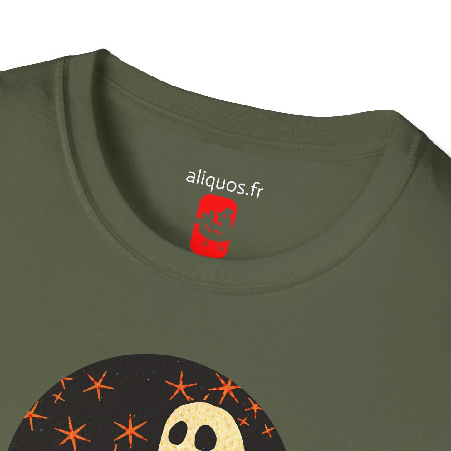 Unisex T-Shirt - 'Moonlit Coffee' Design