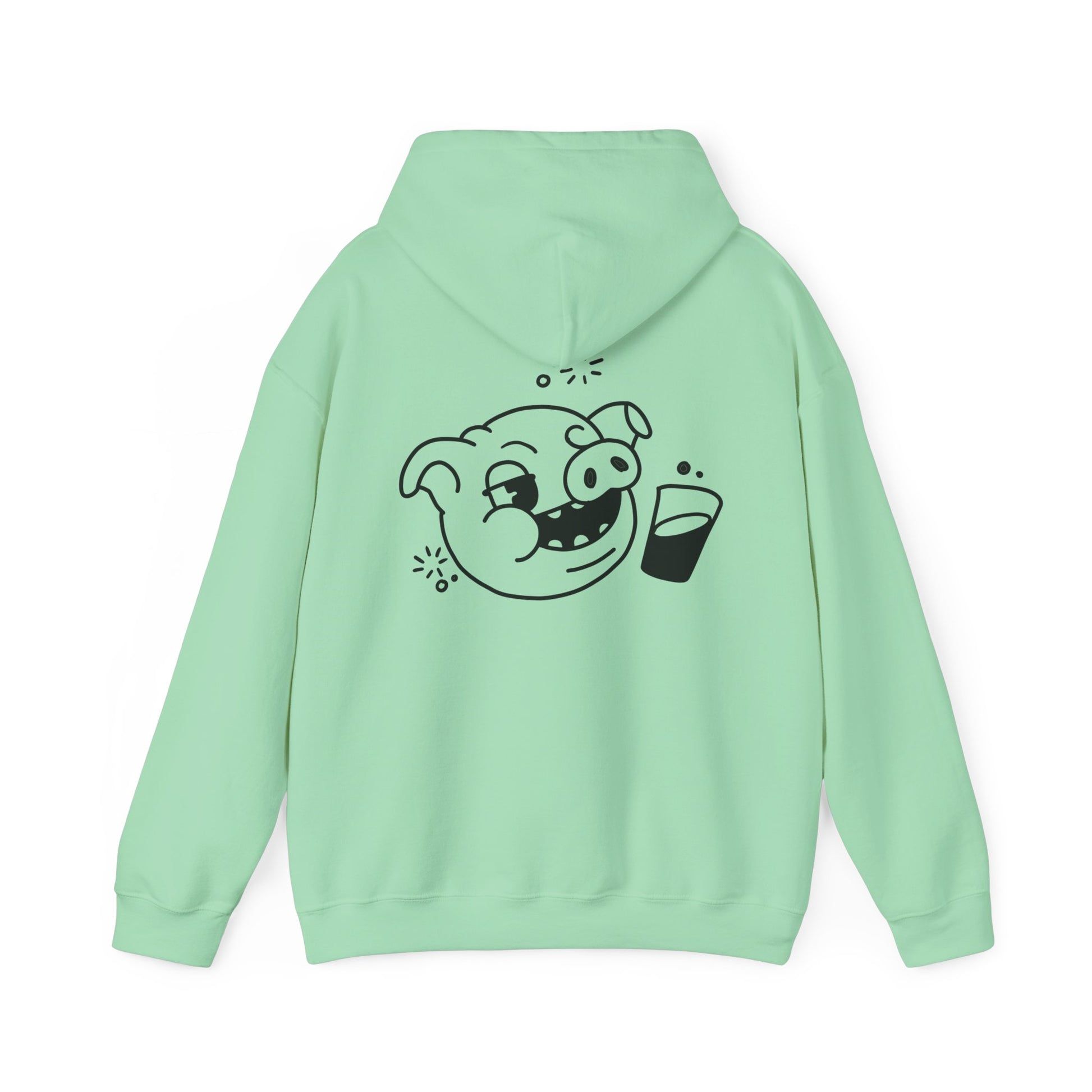 Drunken Piggy Unisex Hooded Sweatshirt - ALIQUOS