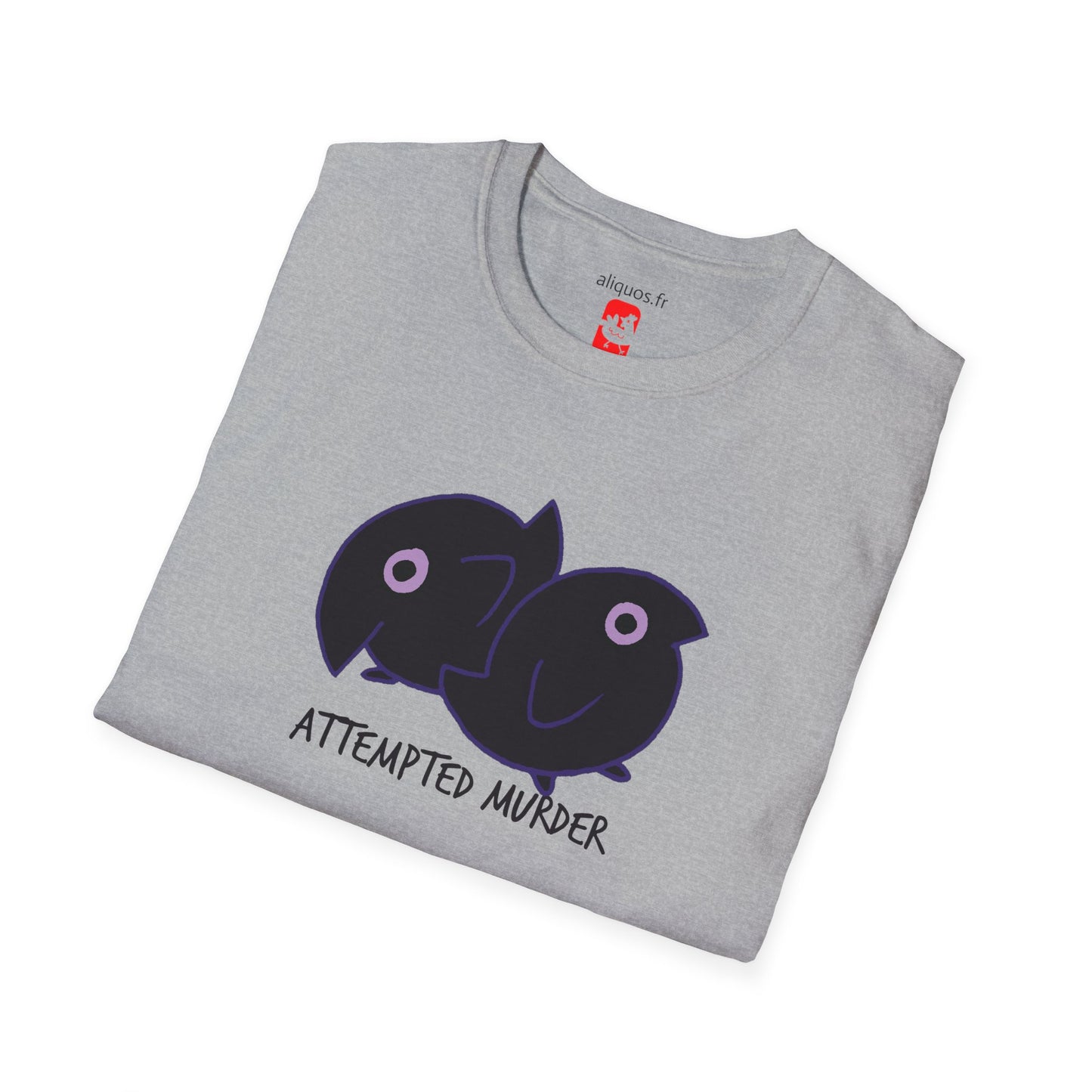 Unisex Tee - Attempted Murder Design - ALIQUOS