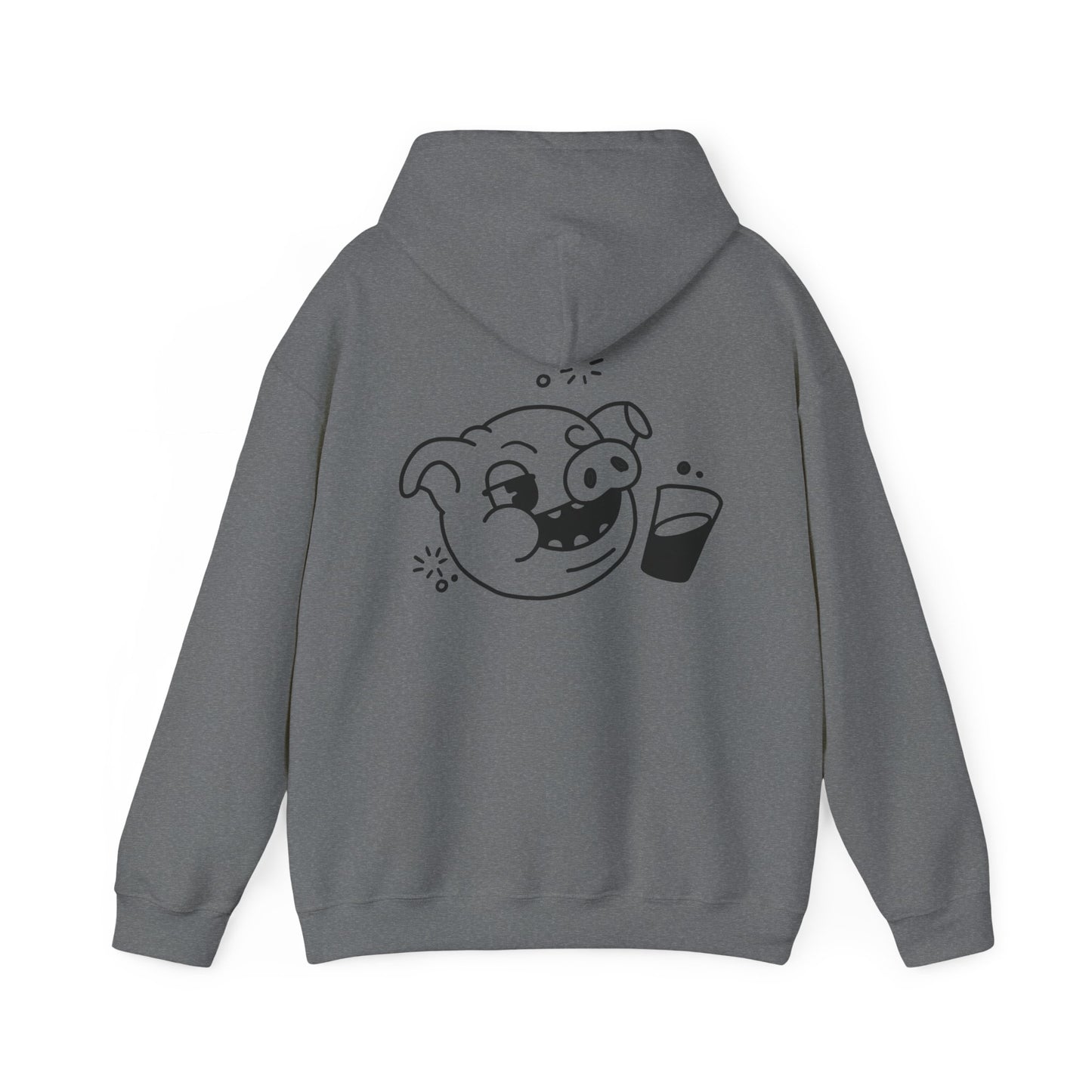 Drunken Piggy Unisex Hooded Sweatshirt - ALIQUOS