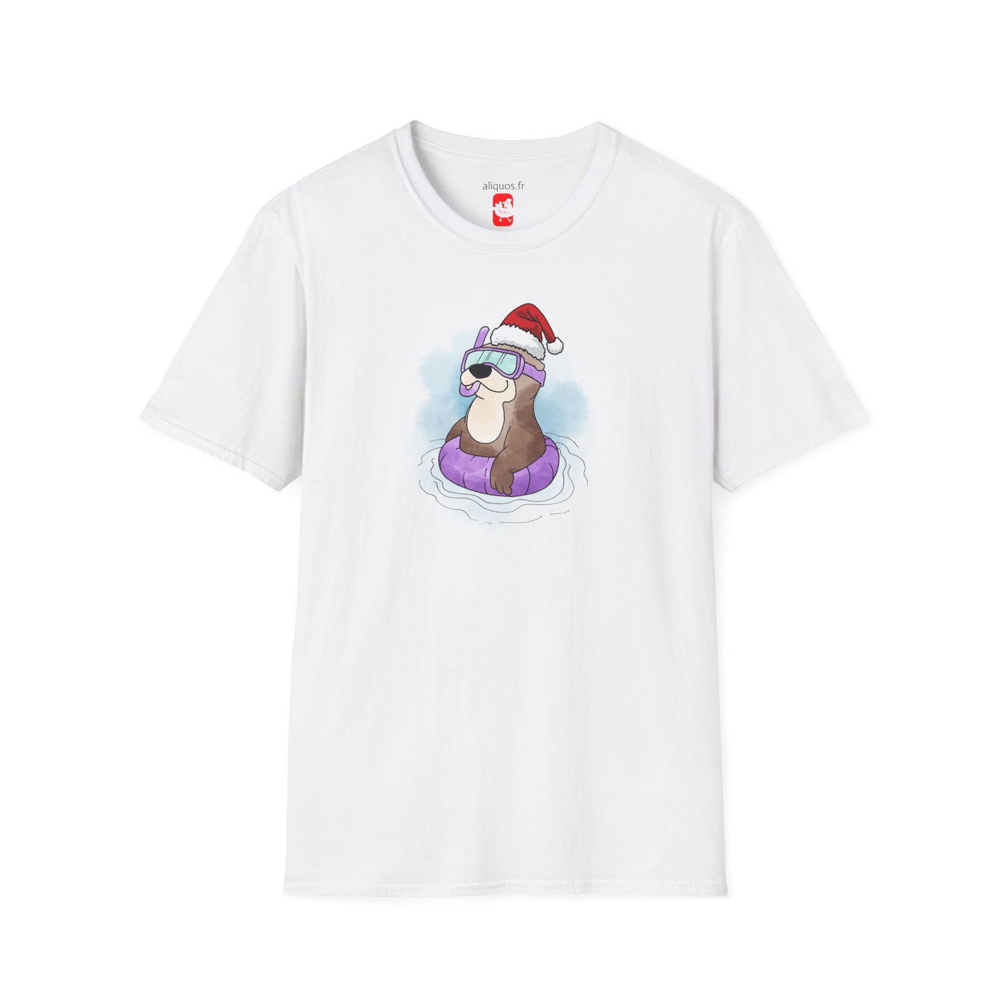 Unisex T-Shirt - Christmas Otter 4