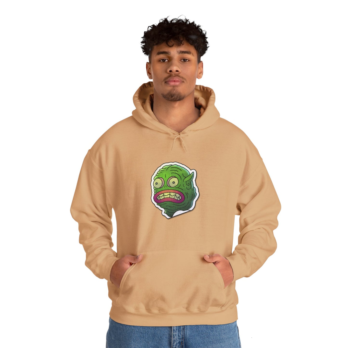 Unisex Hooded Sweatshirt - Water Monster Design - ALIQUOS