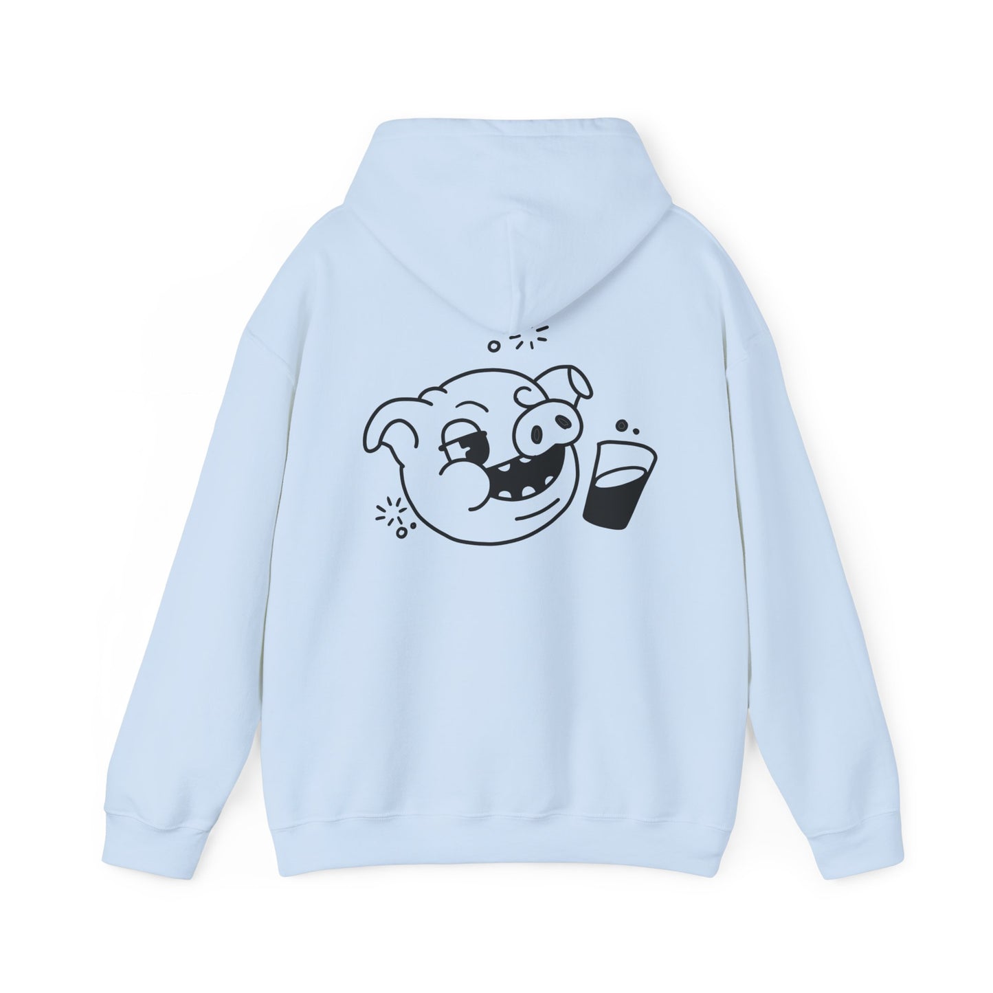 Drunken Piggy Unisex Hooded Sweatshirt - ALIQUOS