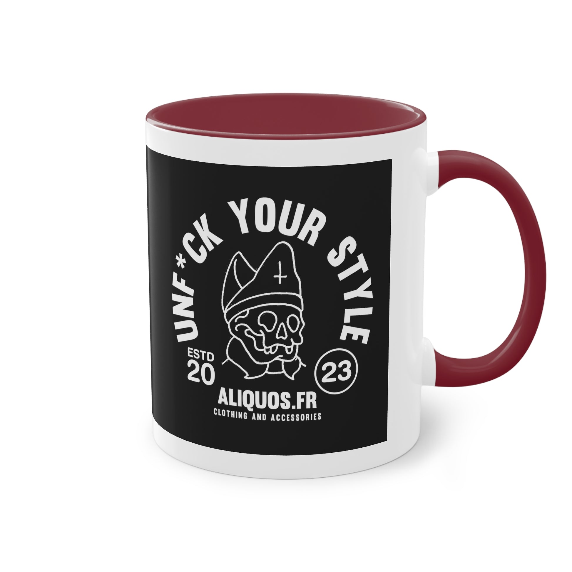 Evil Bishop Two-Tone Coffee Mug, 11oz - ALIQUOS