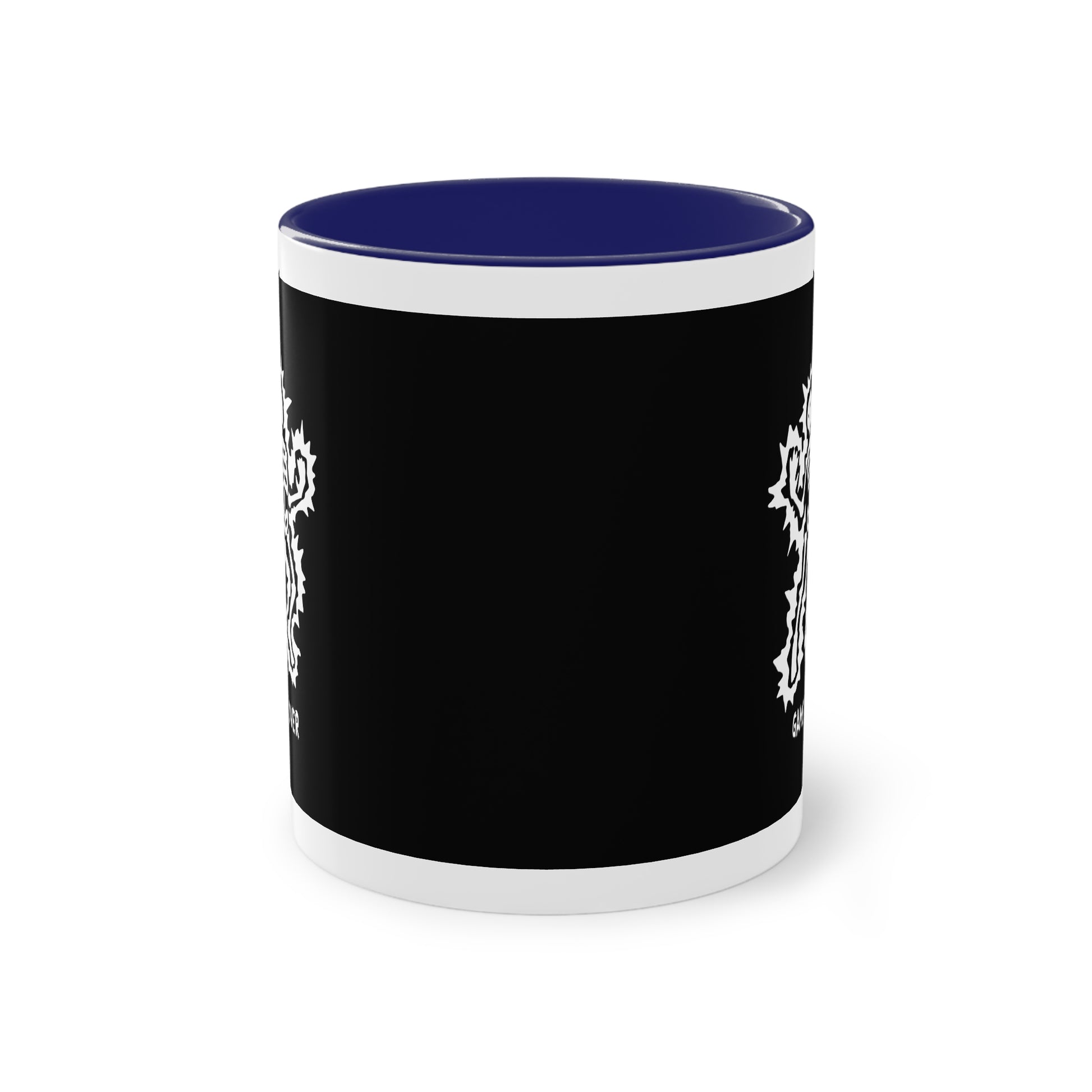 Two Tone Mug - Halloween Skeleton 'Game Over' Design - ALIQUOS