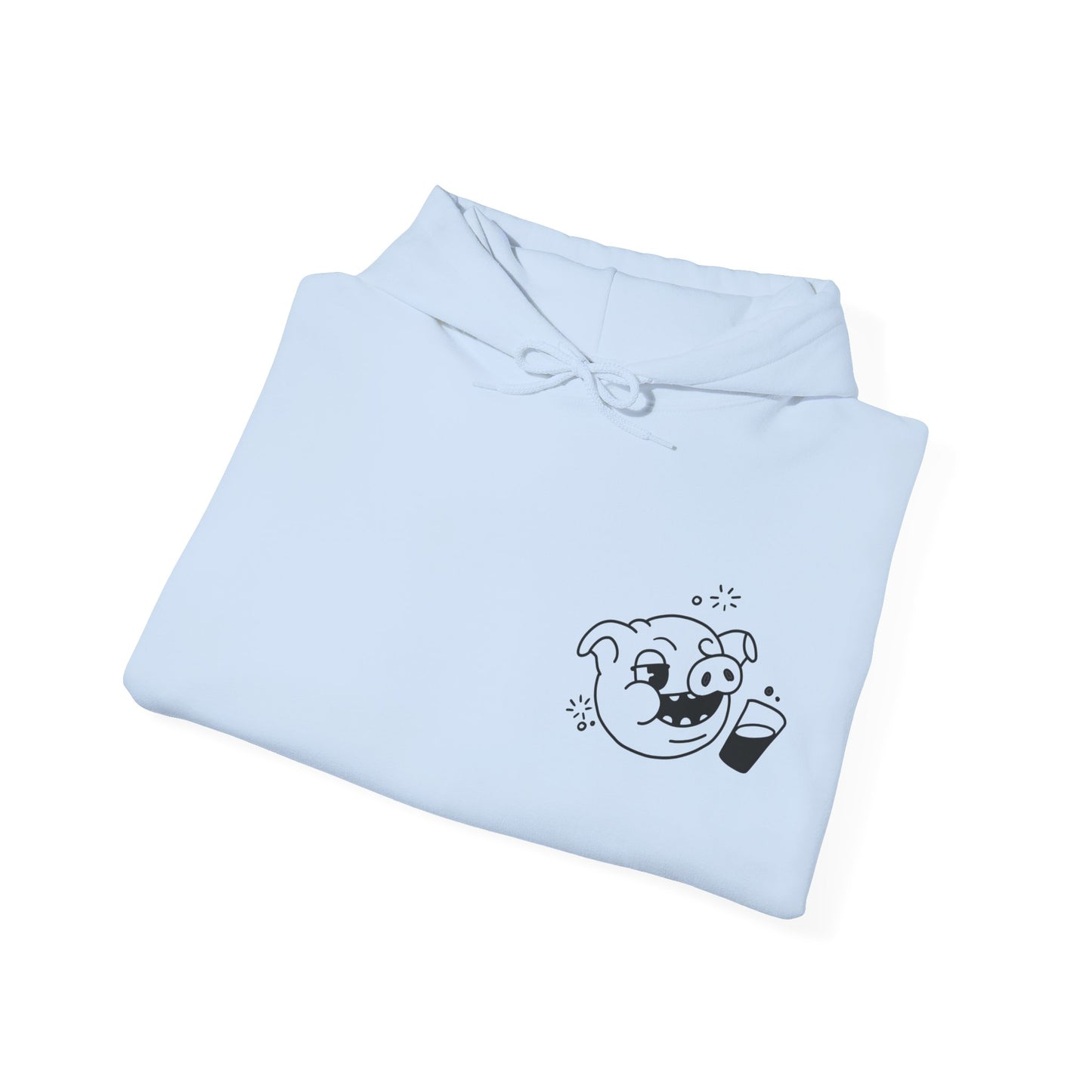Drunken Piggy Unisex Hooded Sweatshirt - ALIQUOS