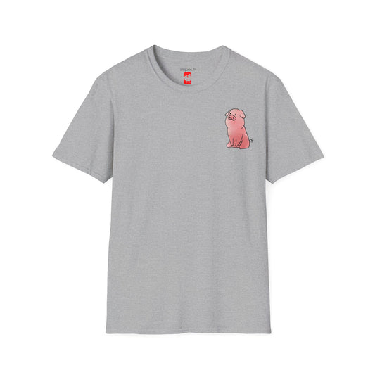 Unisex T-Shirt - Sitting Piggy -  Aliquos