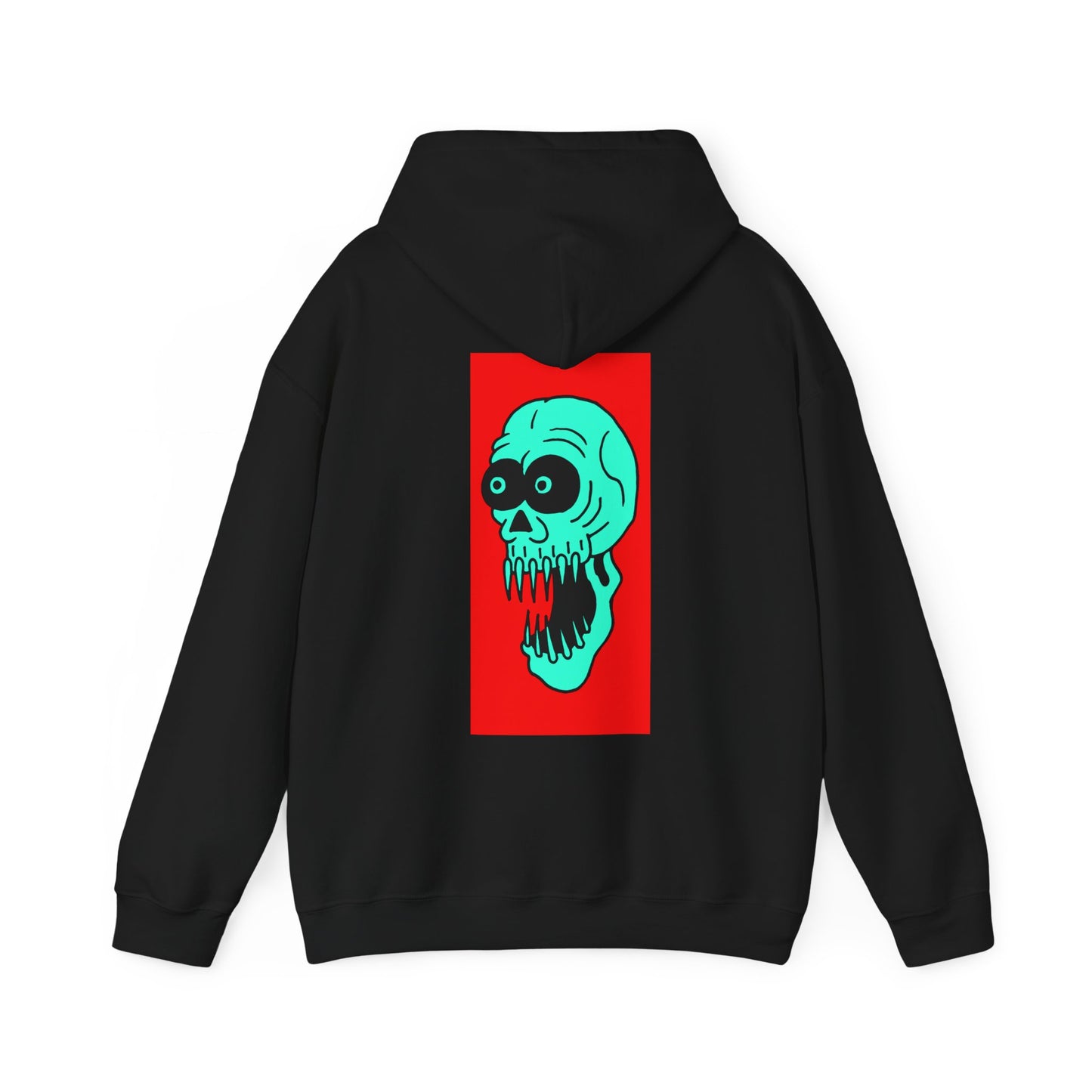 Sweat à capuche unisexe - Monstre fluo 