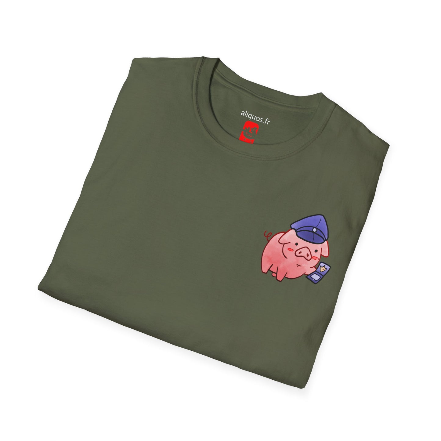 Unisex T-Shirt - Officer Piggy -  Aliquos