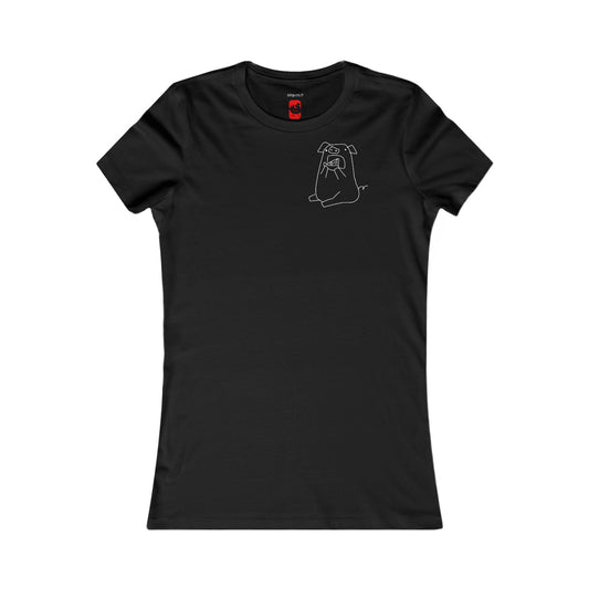 Pizza Piggy Women's fitted Tee - ALIQUOS