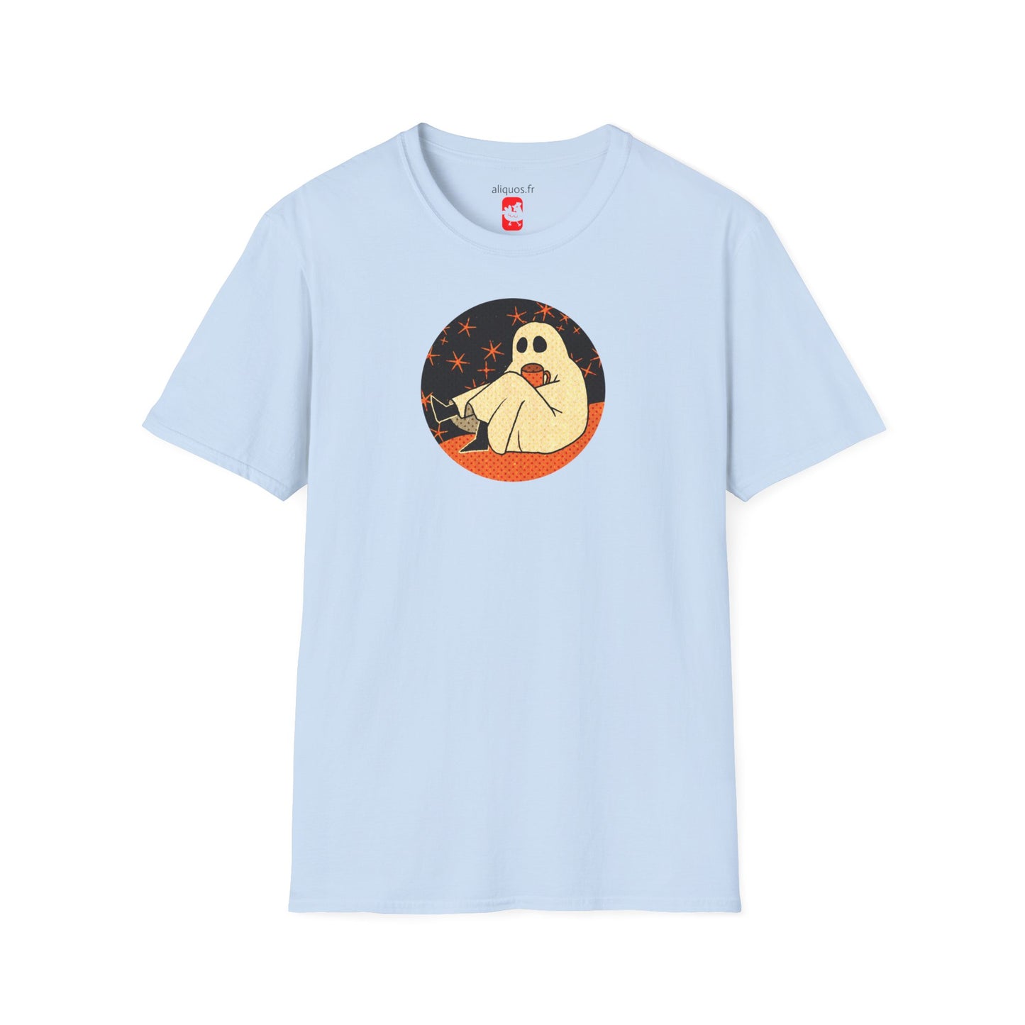 Unisex T-Shirt - 'Moonlit Coffee' Design