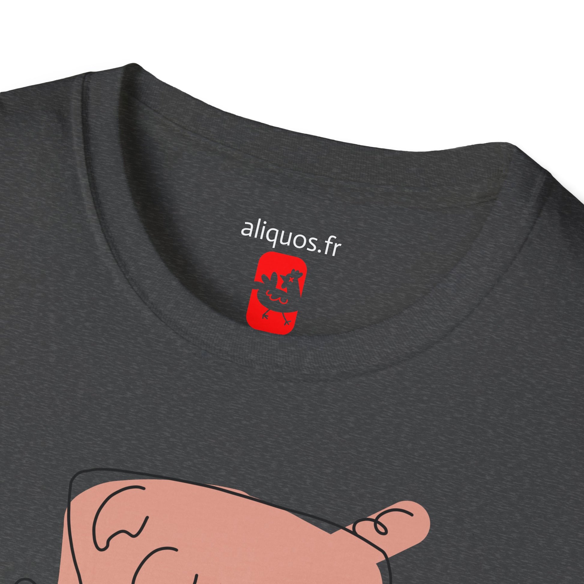 Blocky Piggy Unisex Tee - ALIQUOS