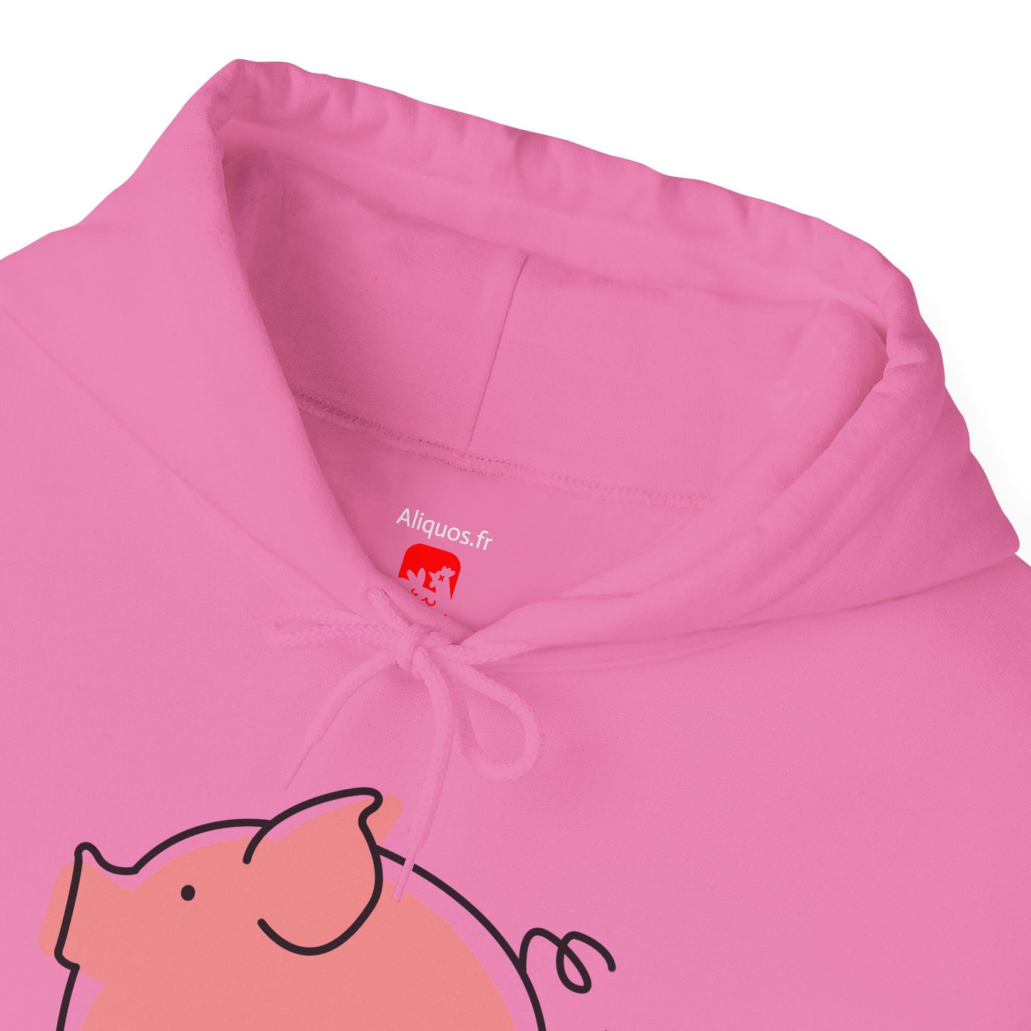Pudgy Piggy Unisex Hooded Sweatshirt - ALIQUOS
