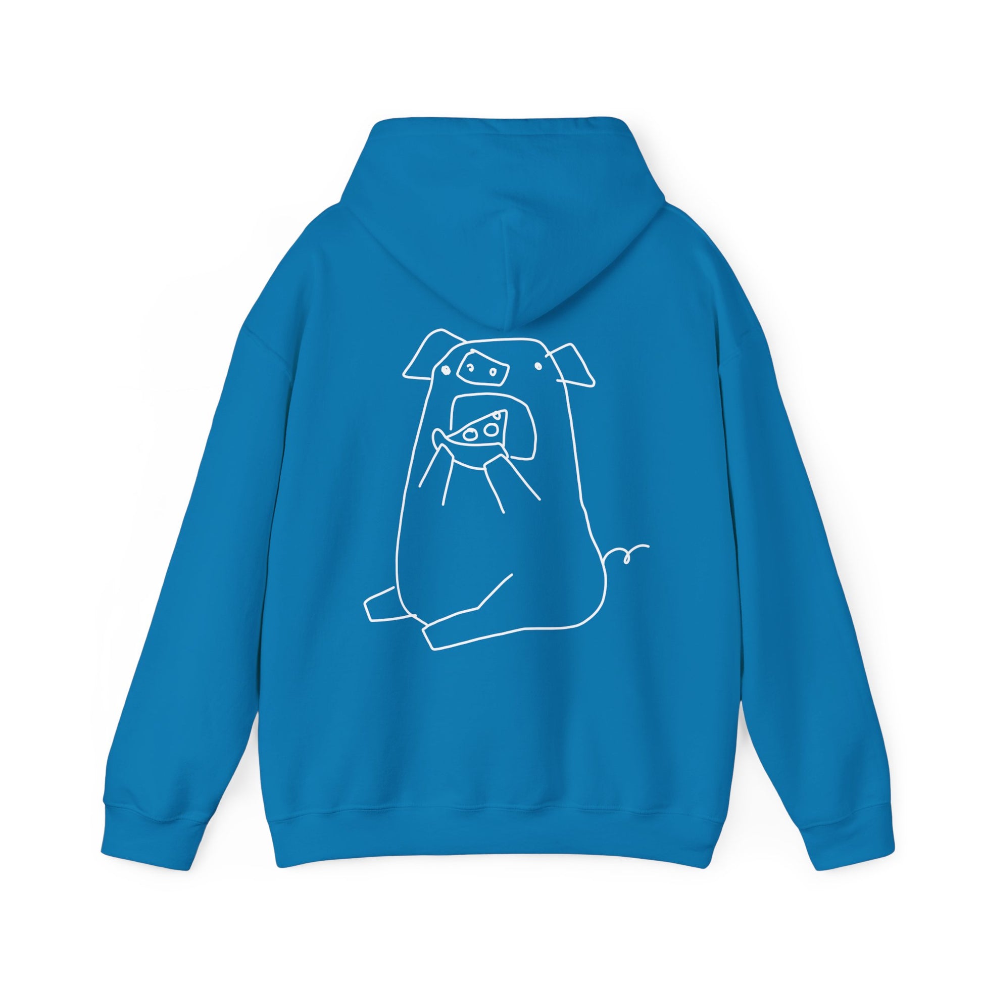Pizza Piggy Unisex Hooded Sweatshirt - ALIQUOS
