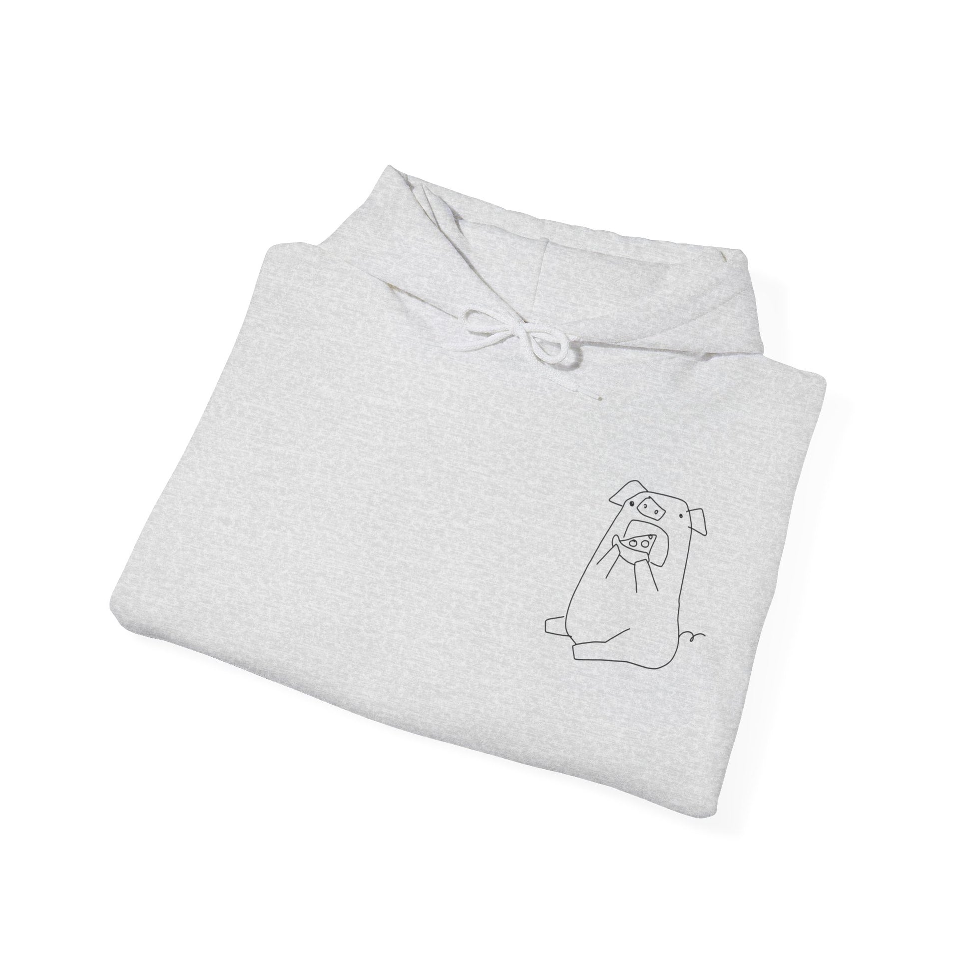 Pizza Piggy Unisex Hooded Sweatshirt - ALIQUOS